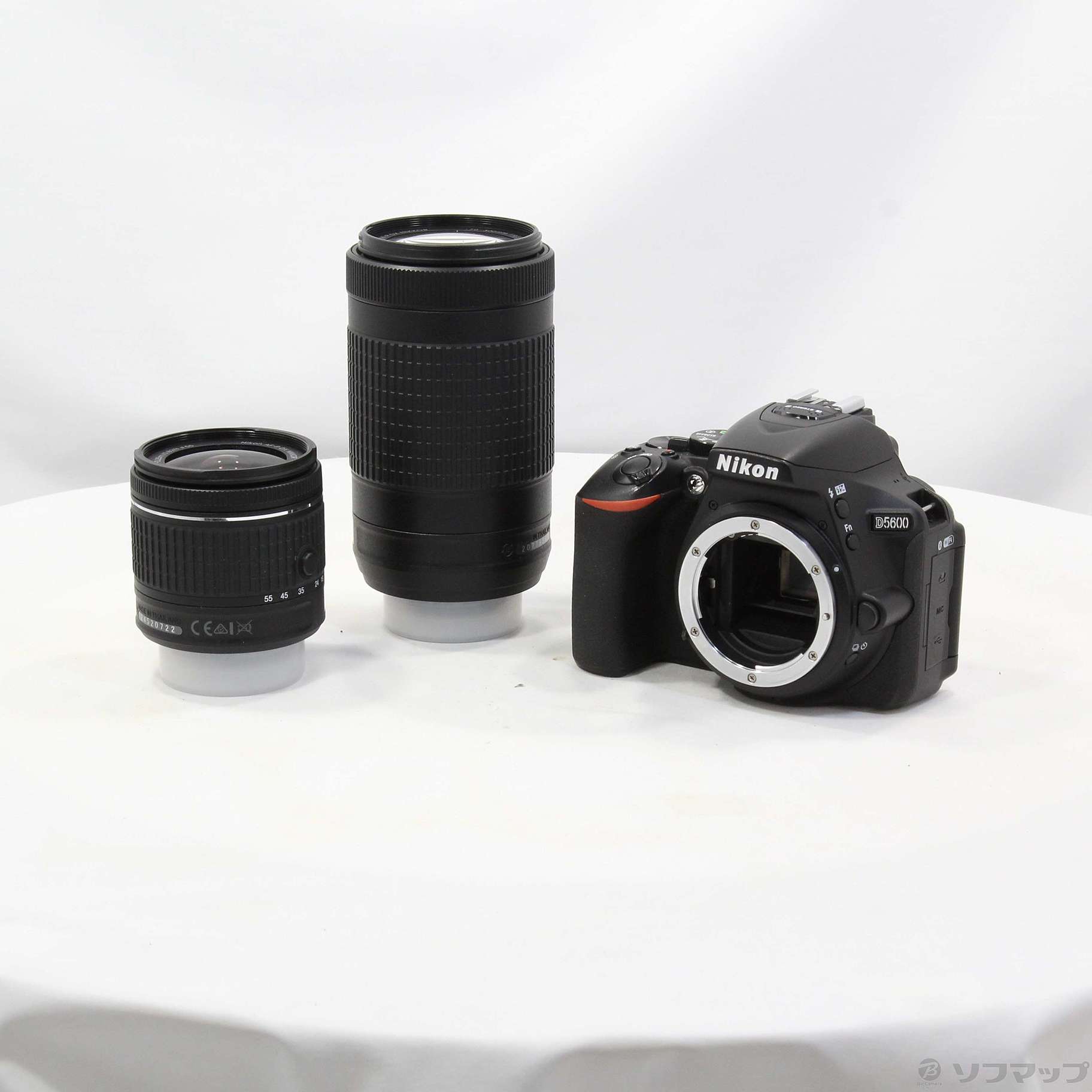 中古】NIKON D5600 ダブルズームキット ブラック [2133043330594 