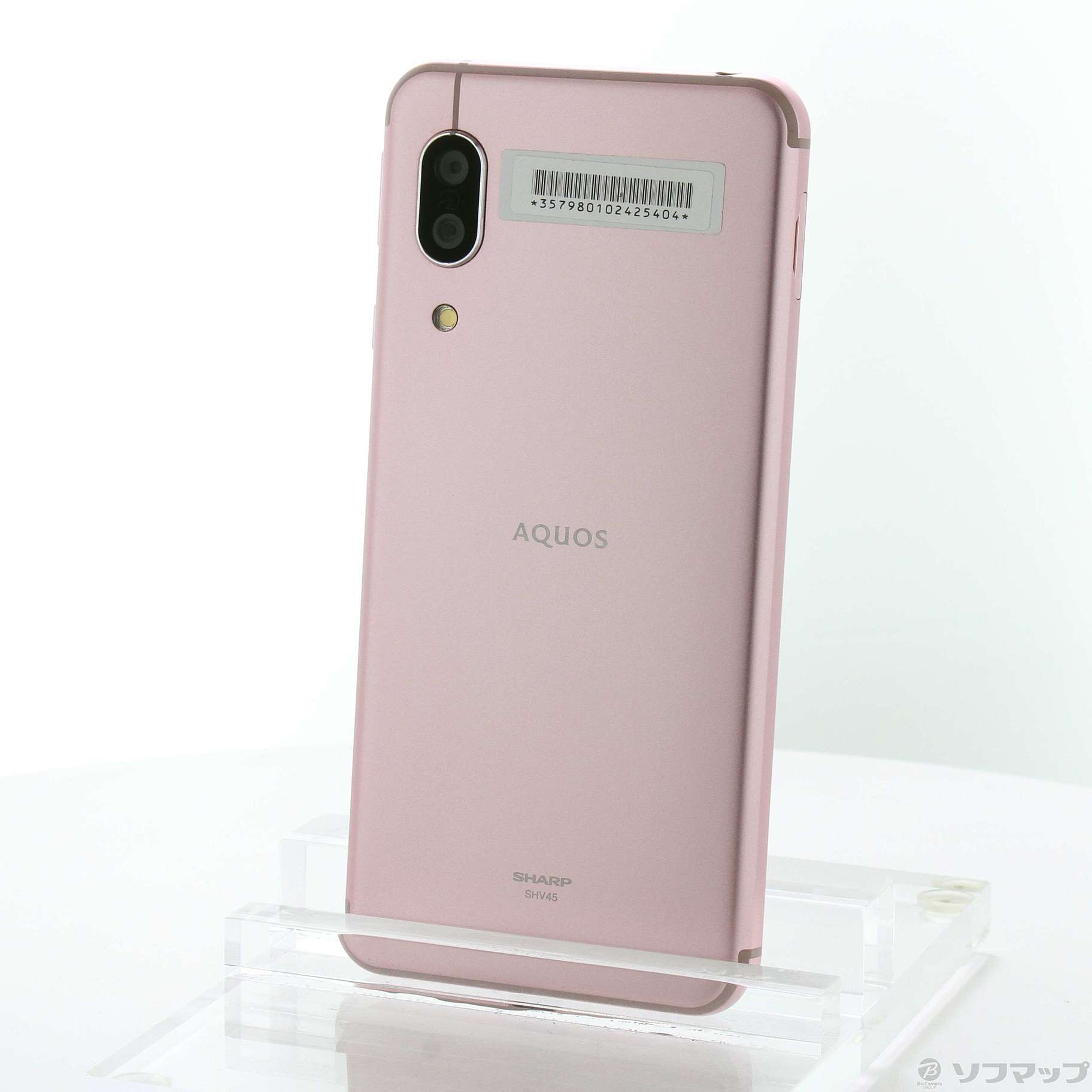 AQUOS sense3 64GB ソフトピンク SHV45 auロック解除SIMフリー