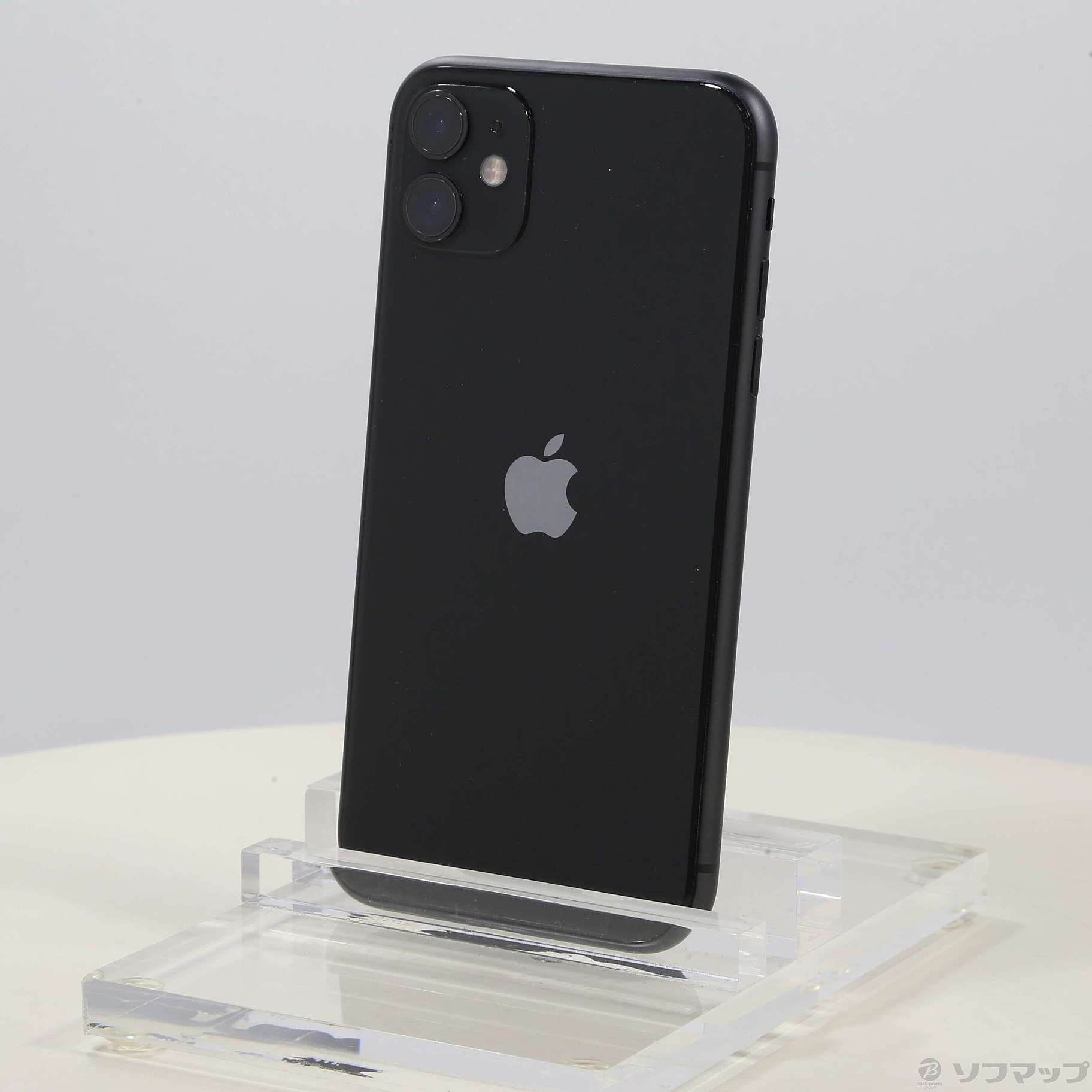 中古】iPhone11 64GB ブラック MWLT2J／A SIMフリー [2133043331805