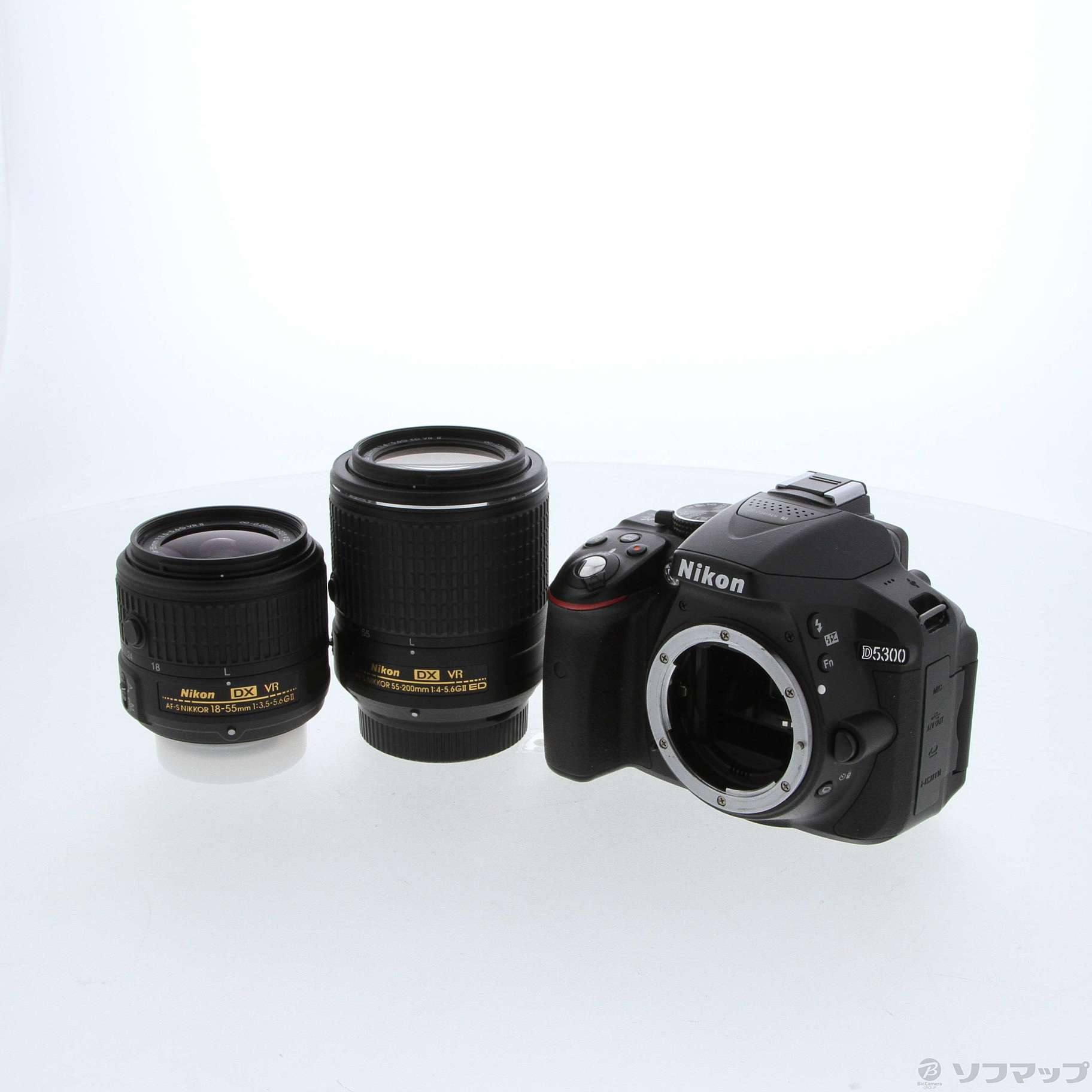 Nikon D5300 ダブルズームキット2 ブラック ニコン - カメラ