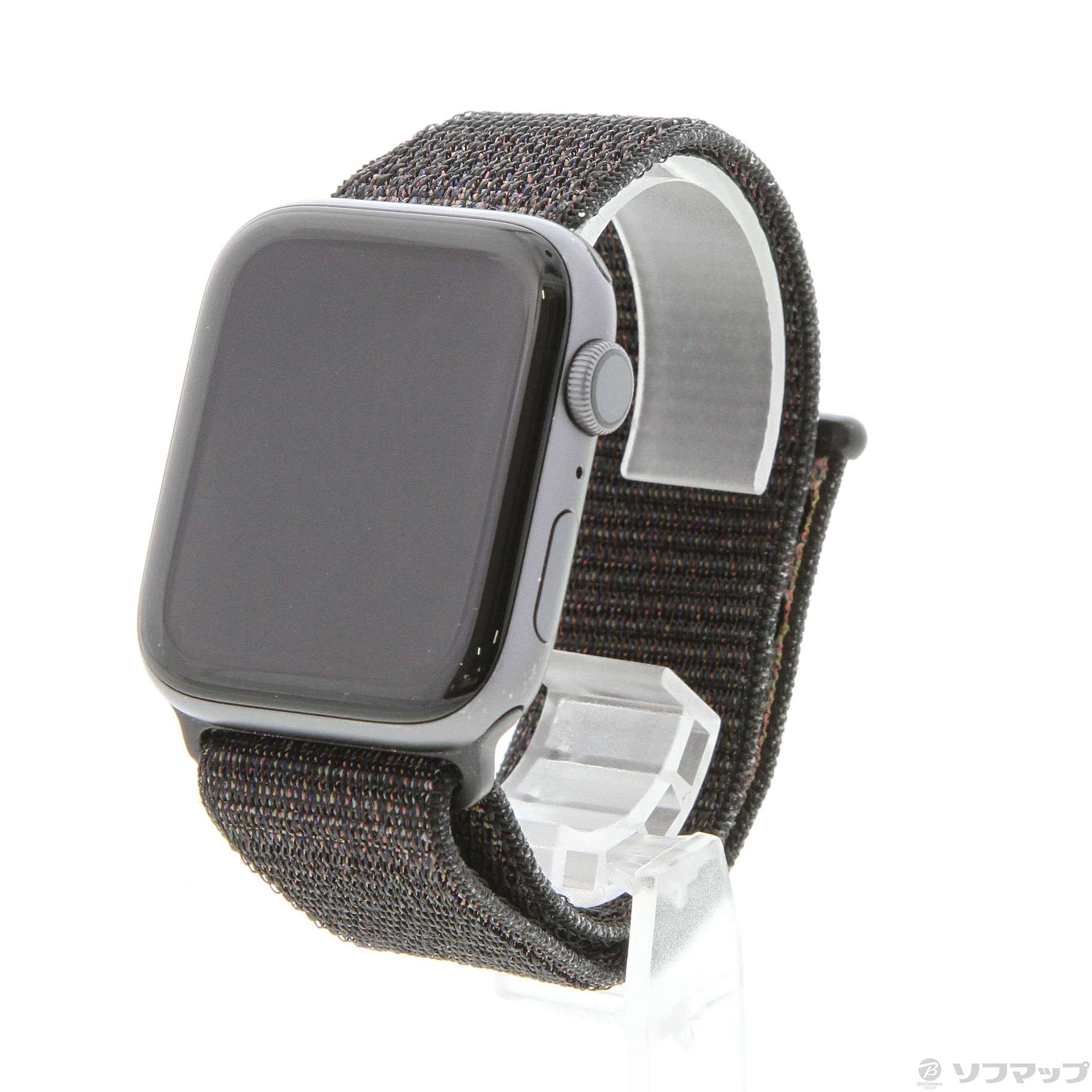 Apple Watch Series 4 GPS 44mm スペースグレイアルミニウムケース ブラックスポーツループ