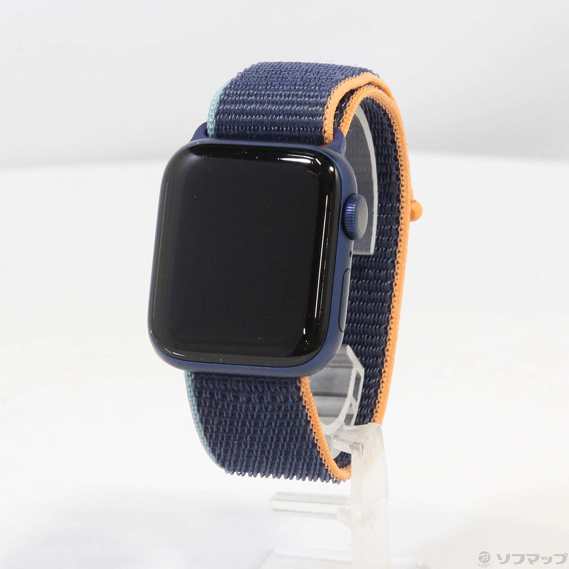 Apple Watch Series 6 GPS 40mm ブルーアルミニウムケース ディープネイビースポーツループ