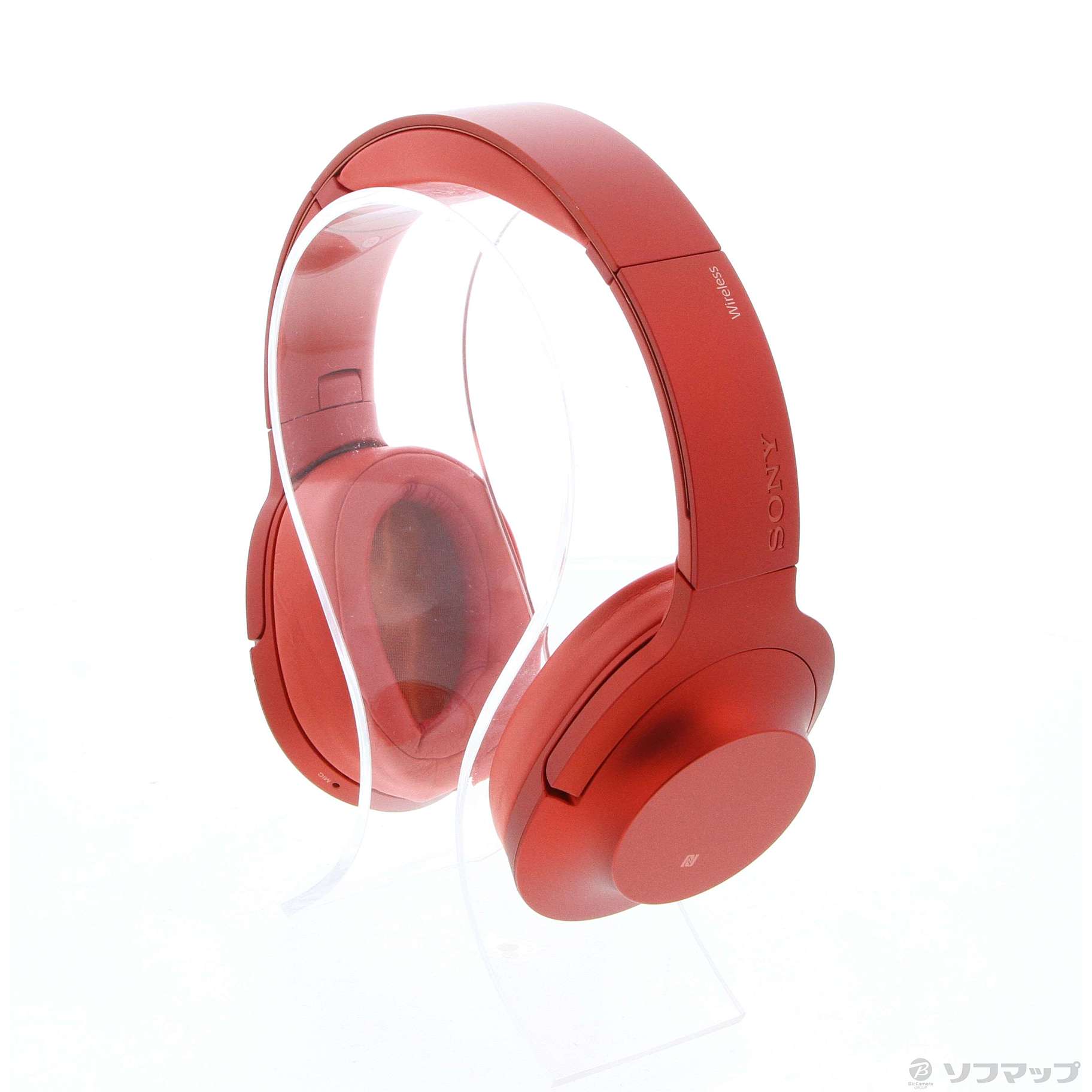 中古】h.ear on Wireless NC MDR-100ABN シナバーレッド