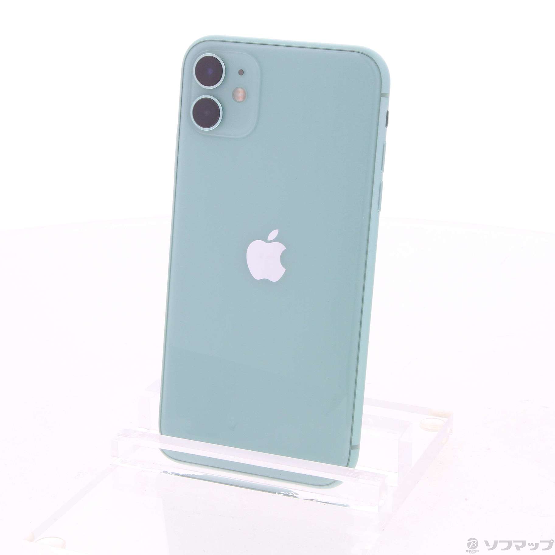 中古】iPhone11 128GB グリーン MWM62J／A SIMフリー ◇02/03(金