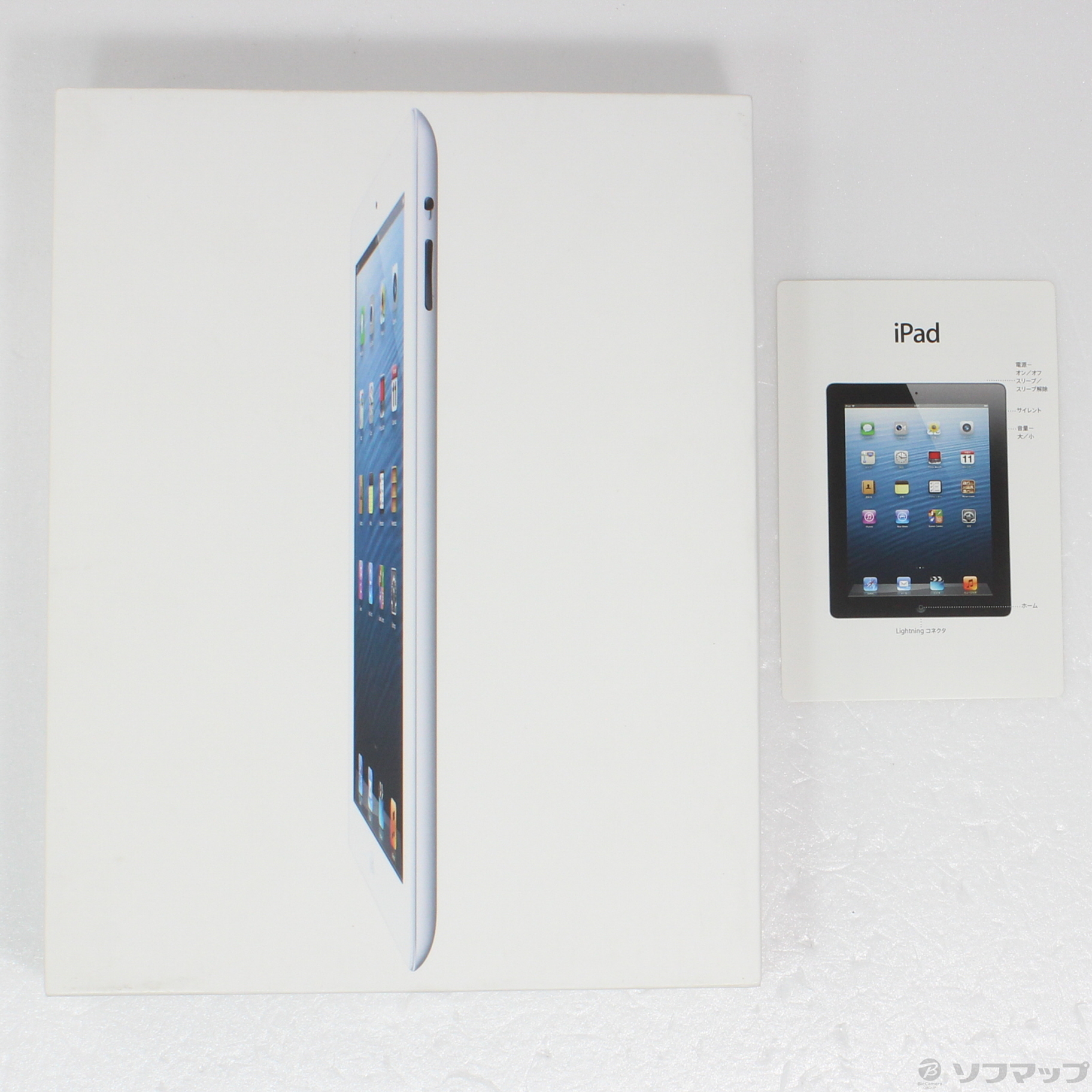 中古】iPad 第4世代 64GB ホワイト MD515J／A Wi-Fi [2133043365336
