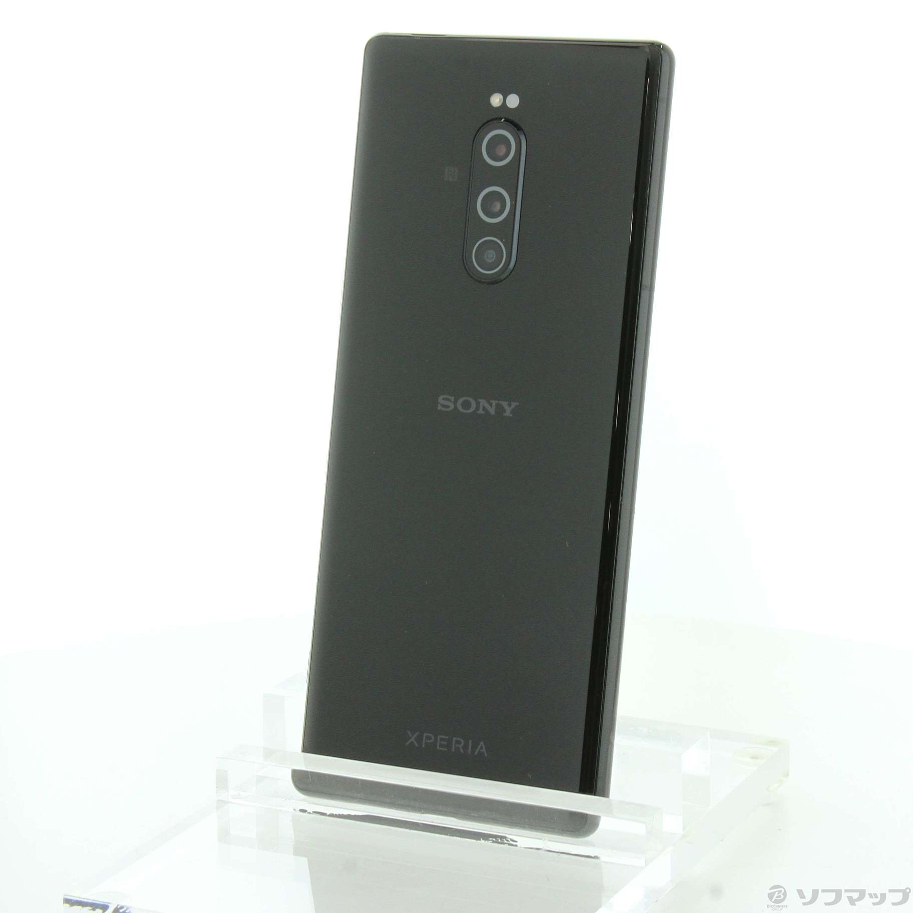 Sony Xperia 1 802SO Black（SIMフリー化済み） - スマートフォン本体