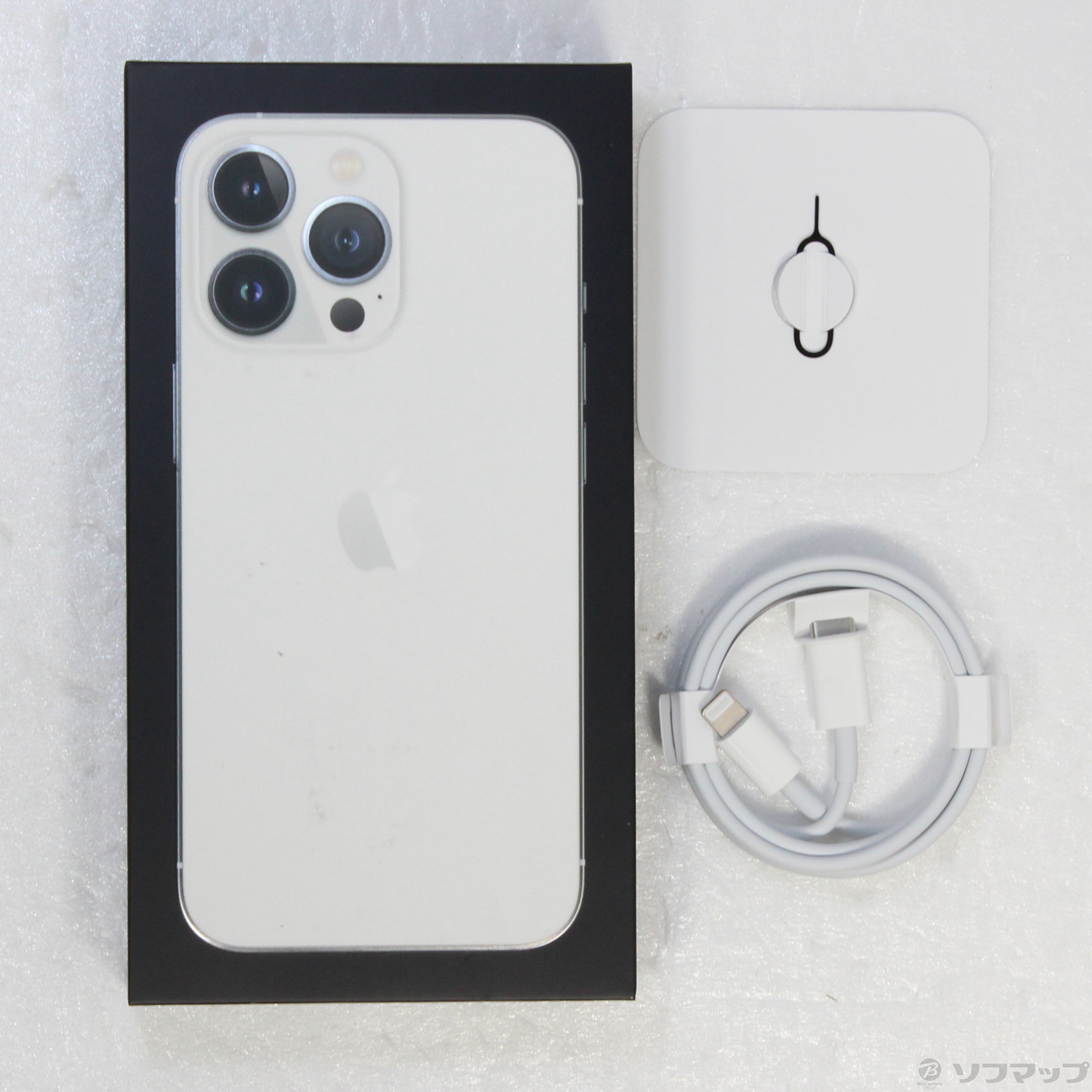 中古】iPhone13 Pro 256GB シルバー MLUP3J／A SIMフリー 