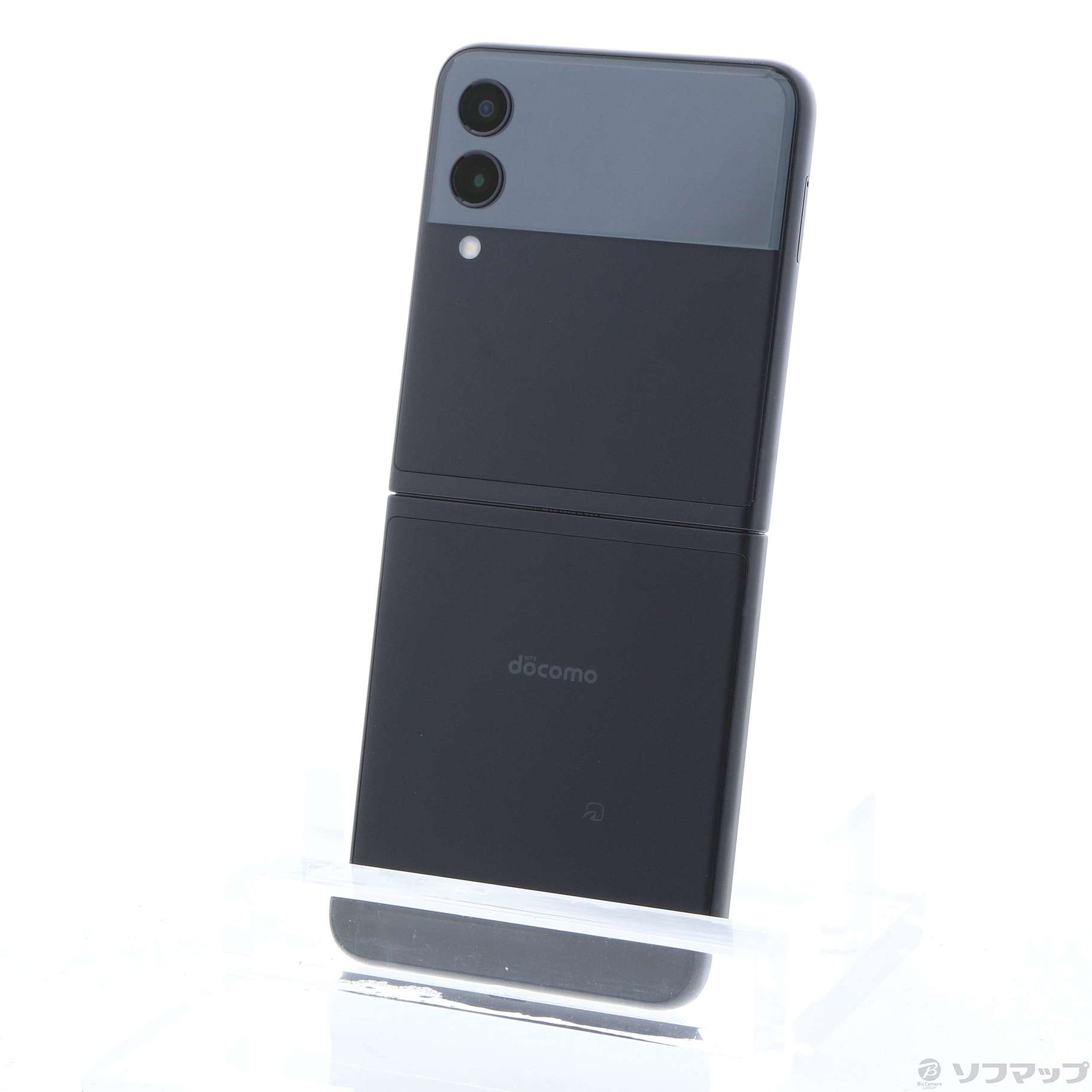 SAMSUNG Galaxy Z Flip3 5G ファントムブラック。