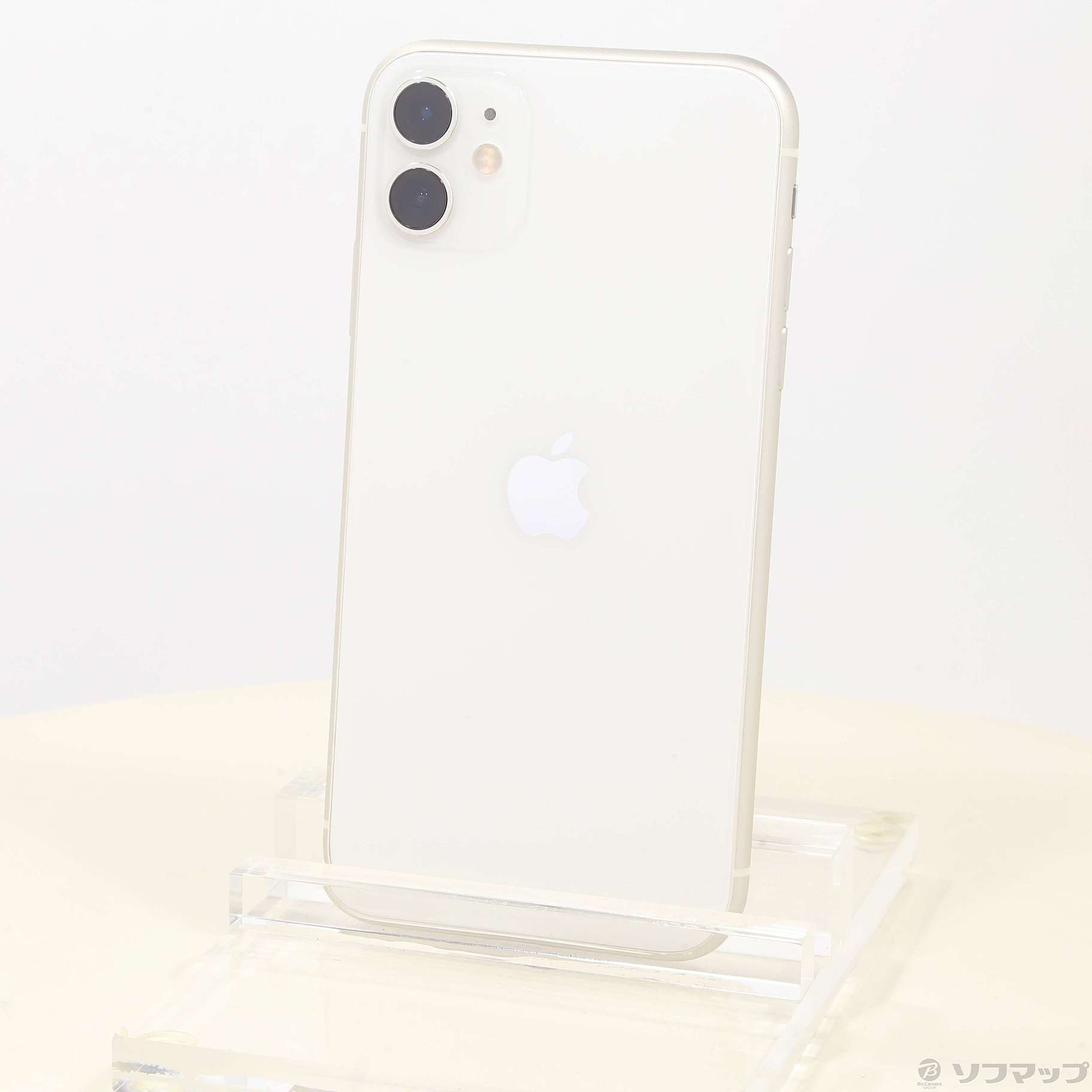 中古】iPhone11 128GB ホワイト MWM22J／A SIMフリー [2133043386249