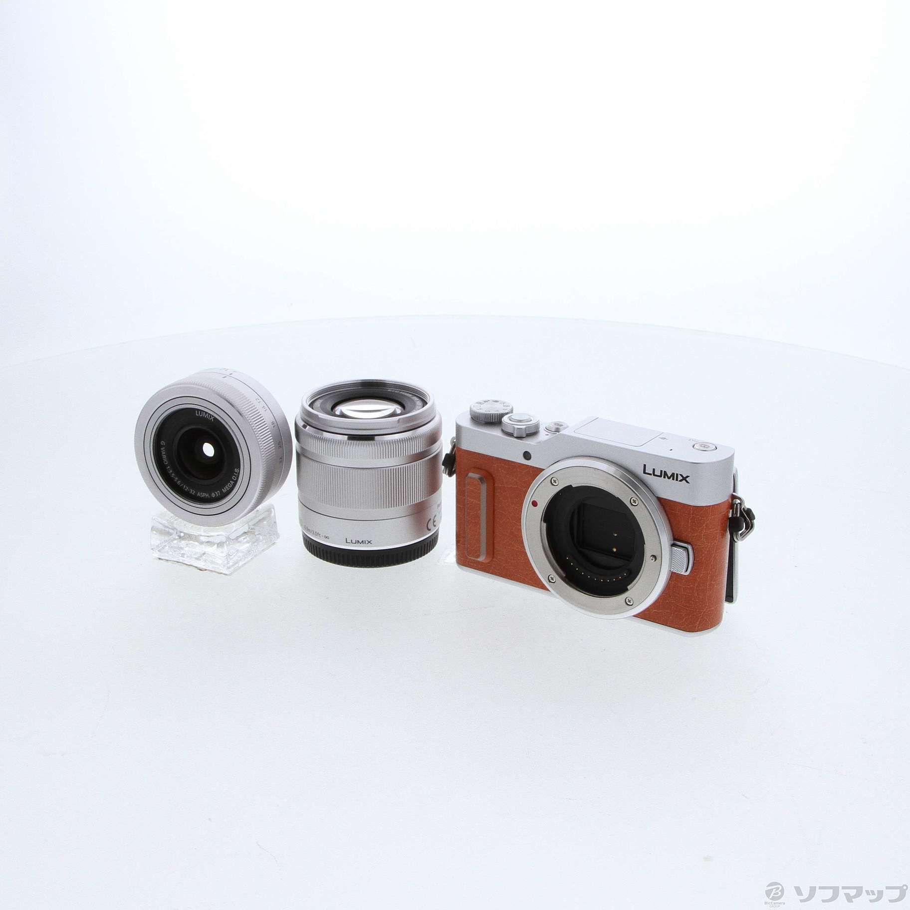 中古】LUMIX GF DC-GF10WA-D ダブルズームキット オレンジ