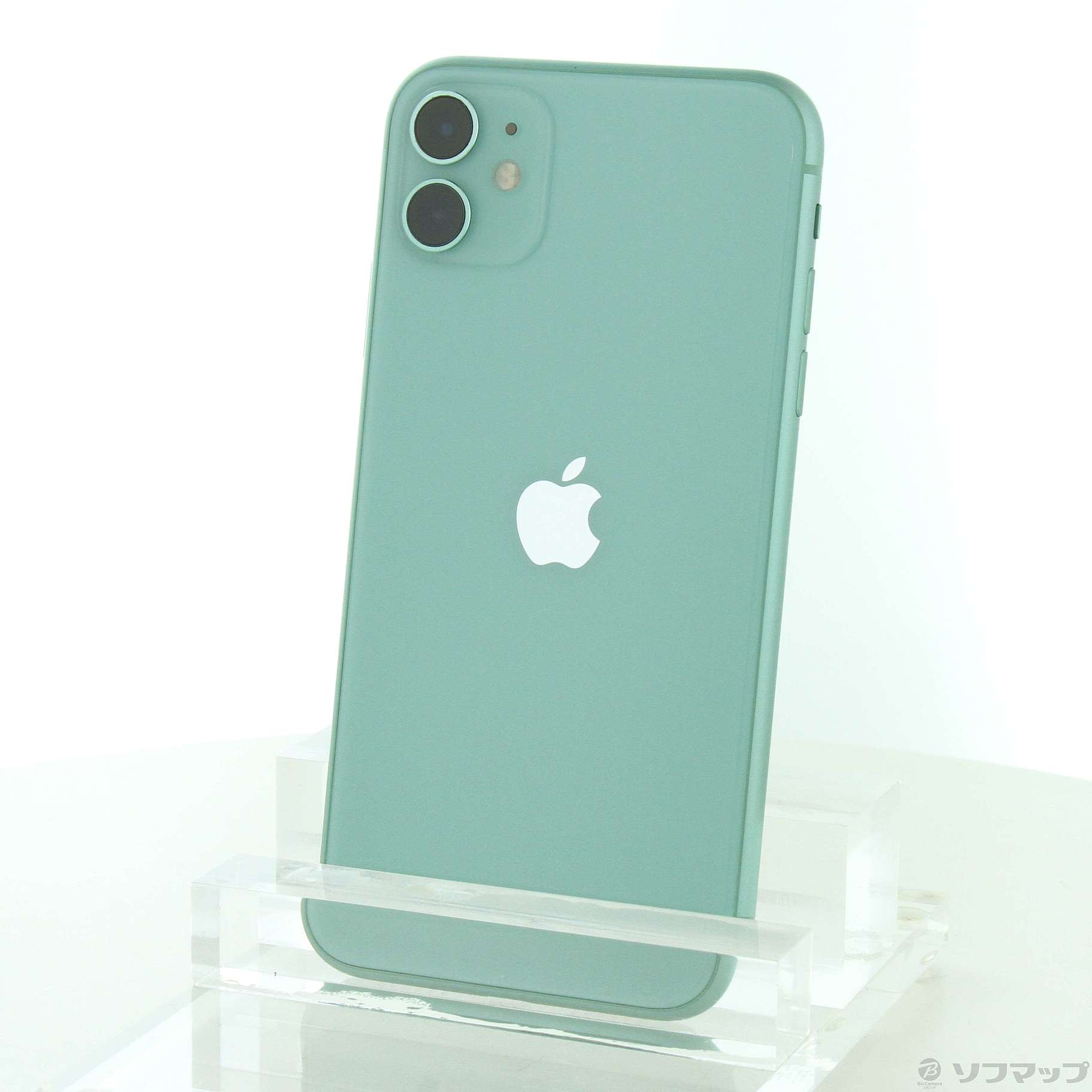 中古】セール対象品 iPhone11 64GB グリーン MHDG3J／A SIMフリー ◇01