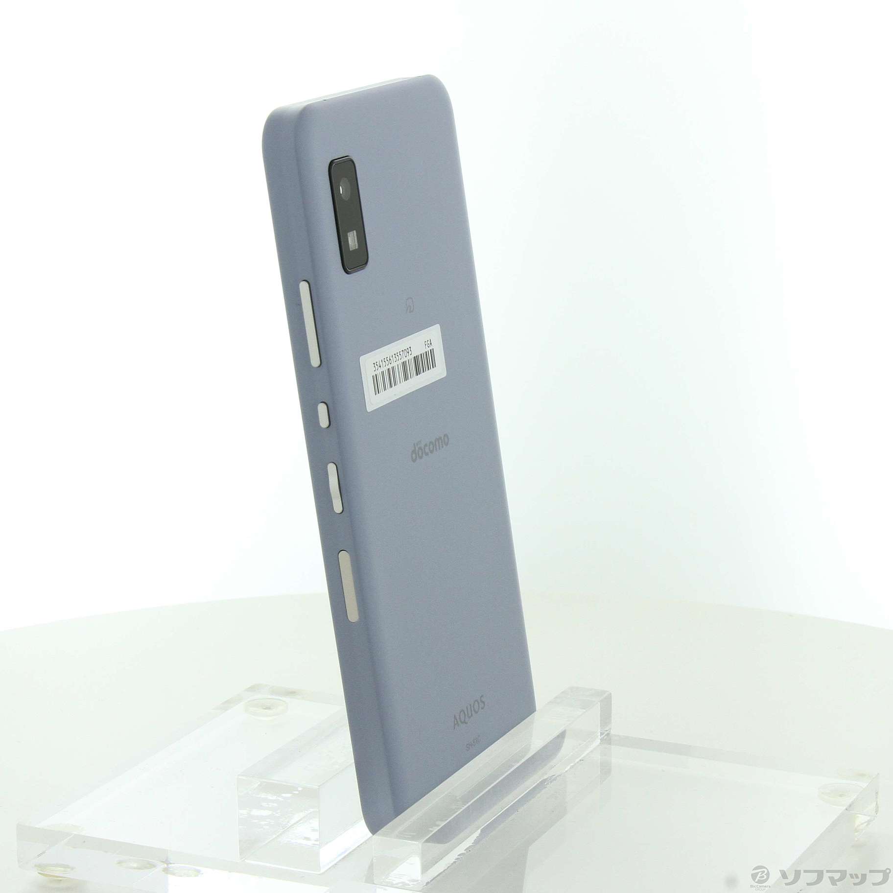 携帯電話、スマートフォン 【美品】 AQUOS wish2 SH-51C [ブルー/青