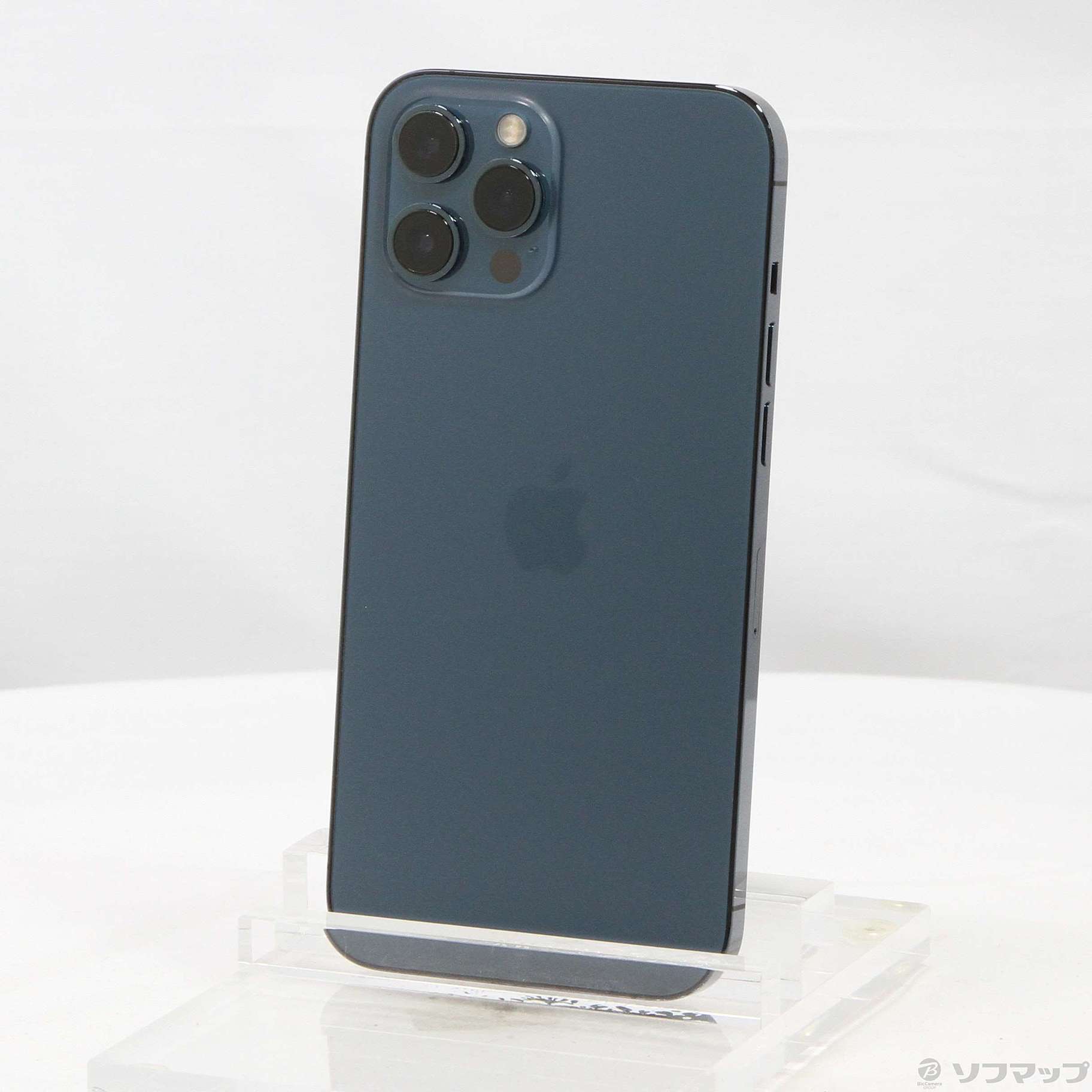 中古】iPhone12 Pro Max 128GB パシフィックブルー MGCX3J／A SIM