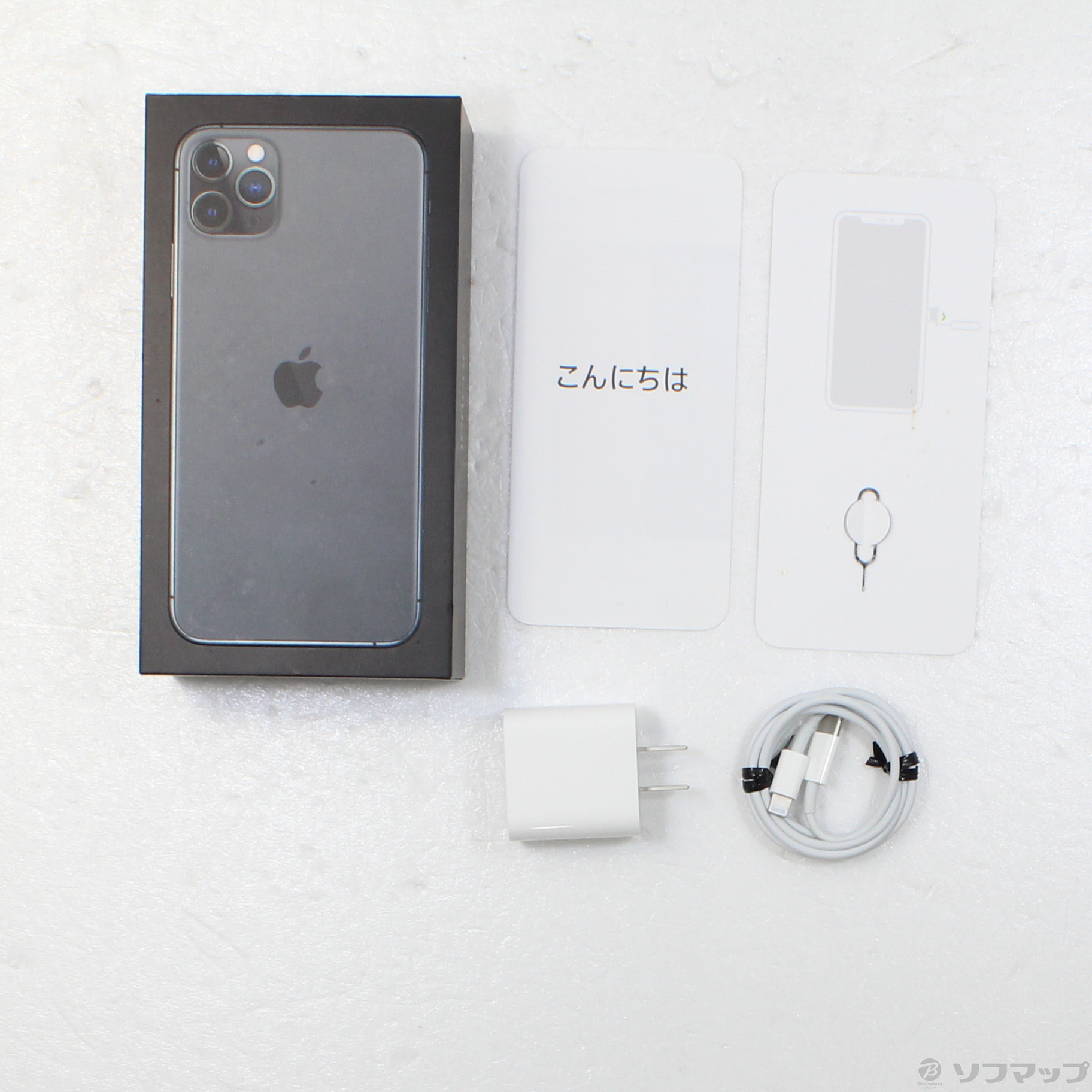 中古】iPhone11 Pro Max 512GB スペースグレイ MWHN2J／A SIMフリー 