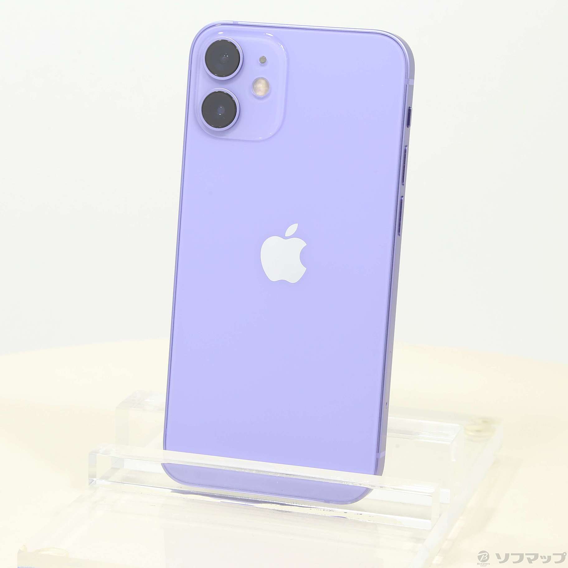 中古】iPhone12 mini 64GB パープル MJQC3J／A SIMフリー