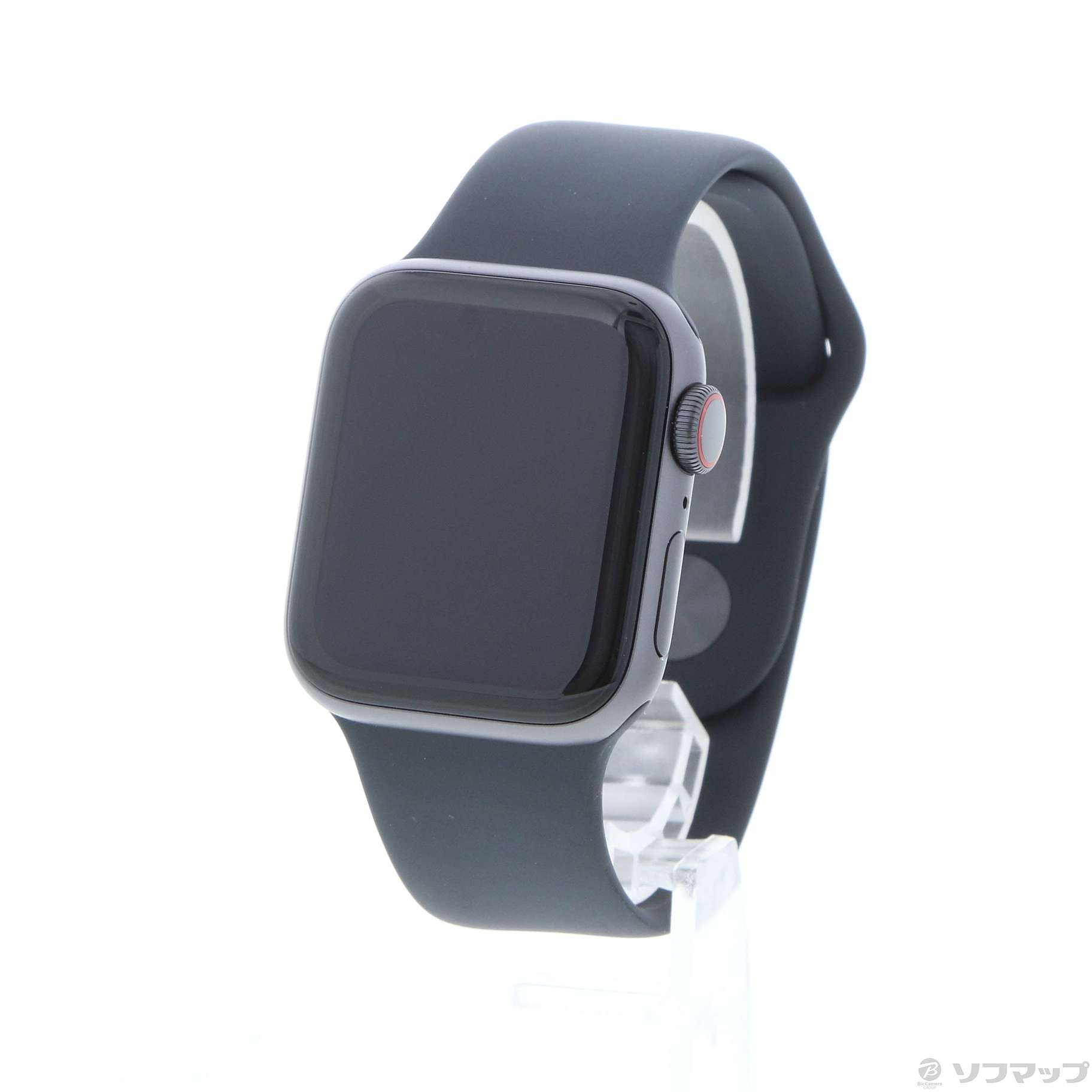 Apple Watch Series 4 GPS + Cellular 40mm スペースグレイアルミニウムケース ブラックスポーツバンド