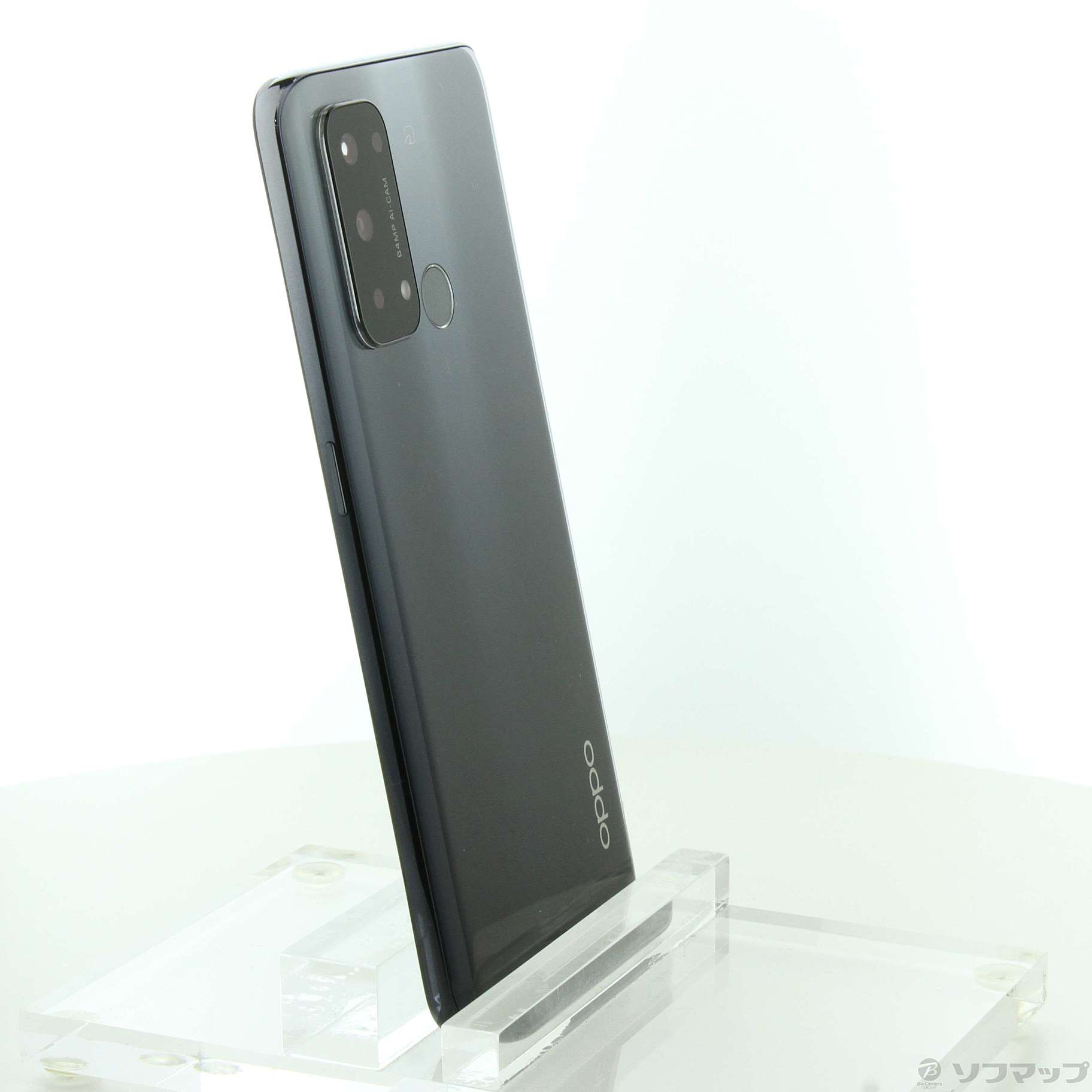 中古】OPPO Reno5 A 128GB シルバーブラック A103OP Y!mobile