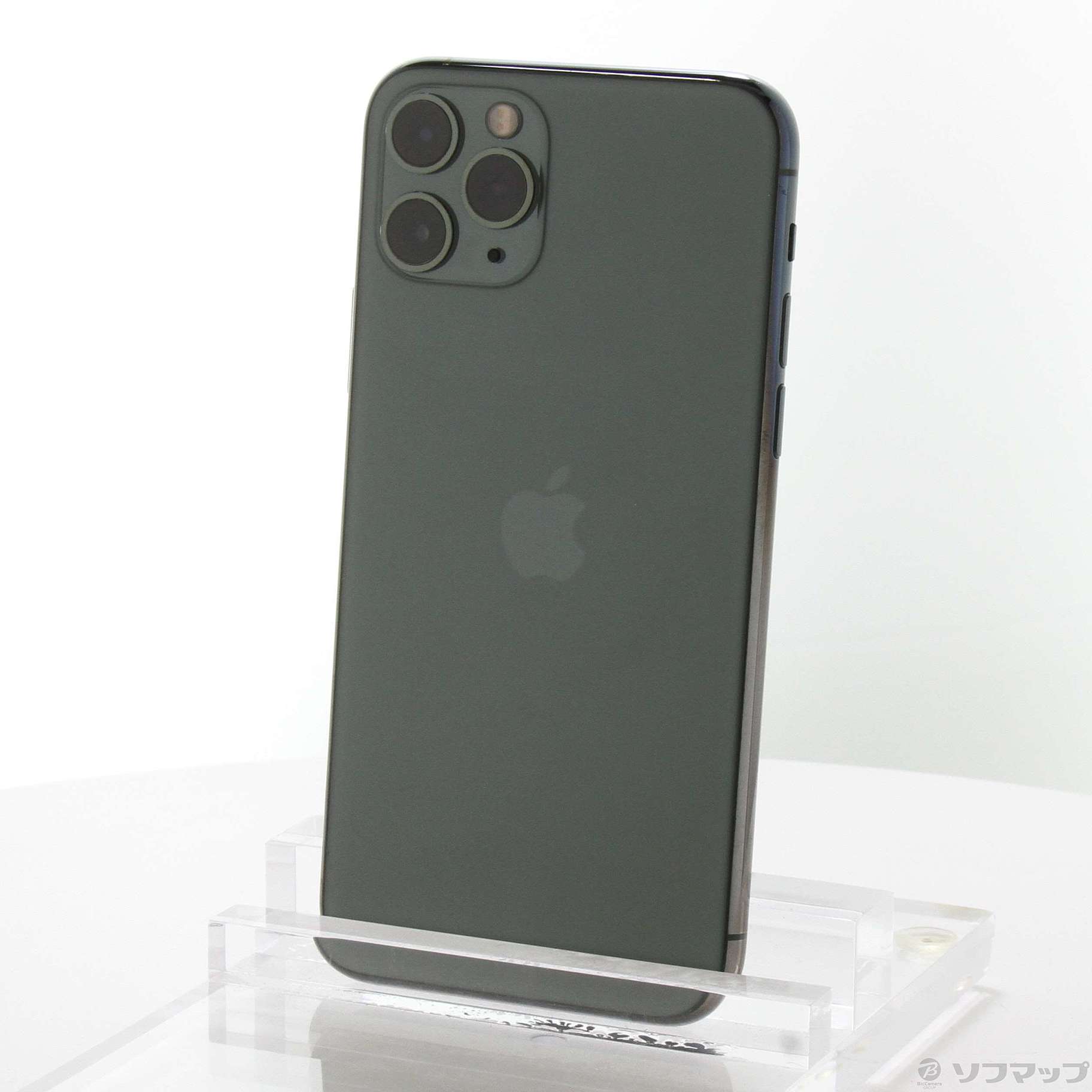 中古】iPhone11 Pro 64GB ミッドナイトグリーン MWC62J／A SIMフリー