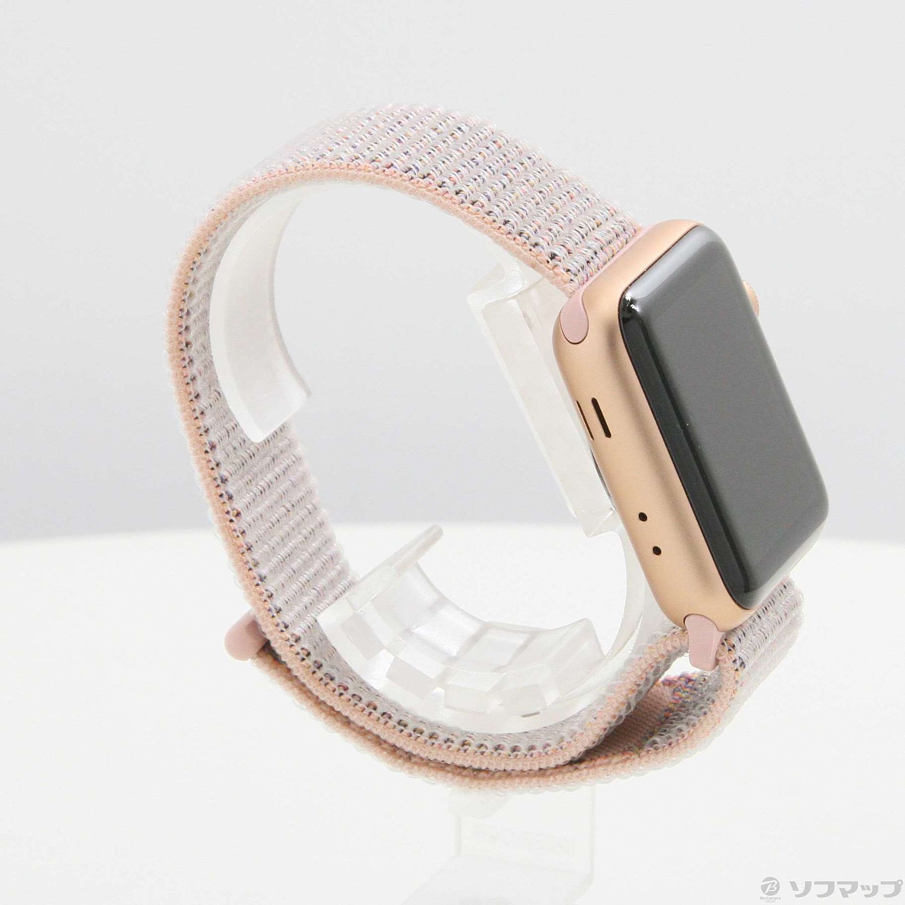 Apple Watch Series 3 GPS + Cellular 38mm ゴールドアルミニウムケース ピンクサンドスポーツループ