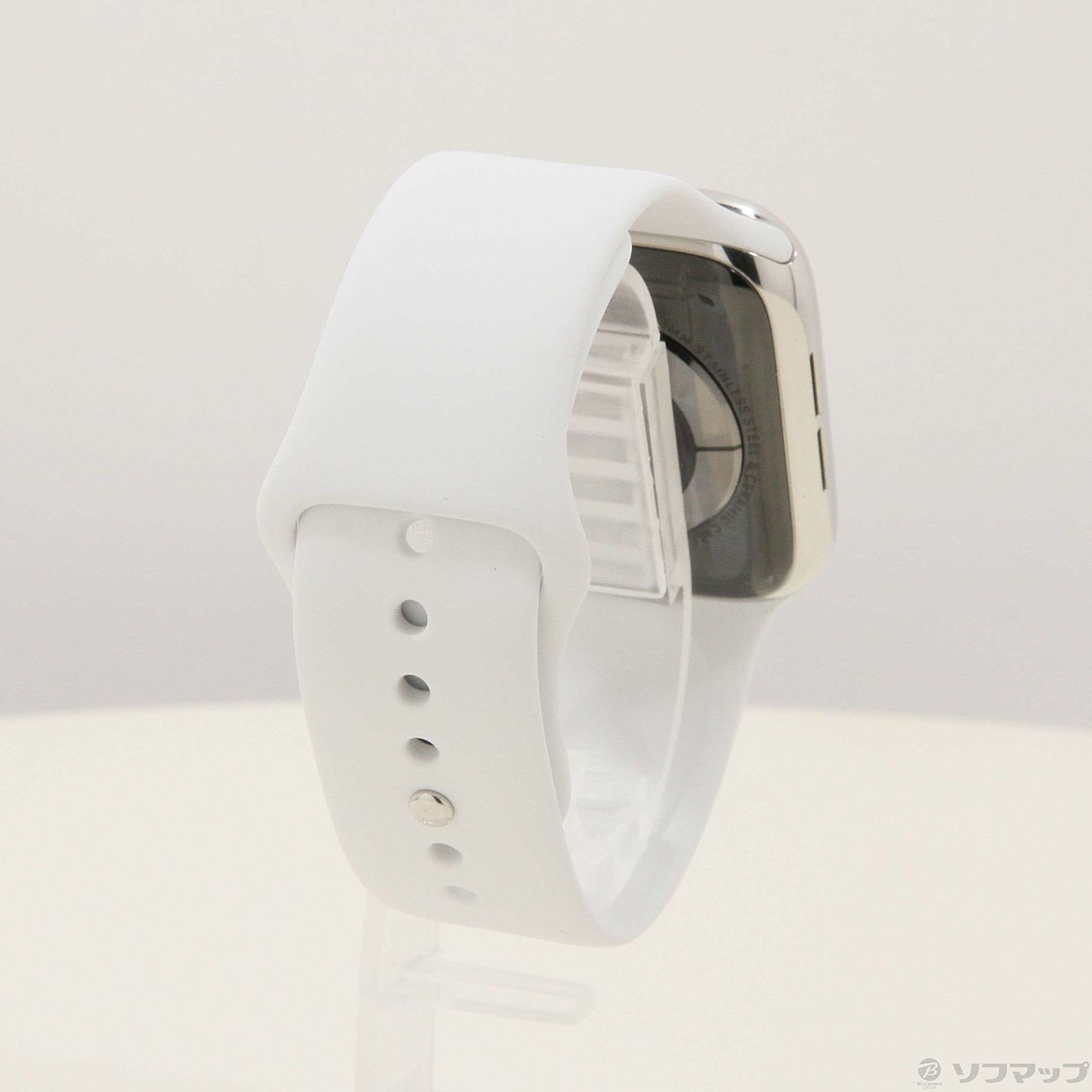 中古】Apple Watch Series 4 GPS + Cellular 44mm ステンレススチールケース ホワイトスポーツバンド  [2133043431116] - リコレ！|ビックカメラグループ ソフマップの中古通販サイト