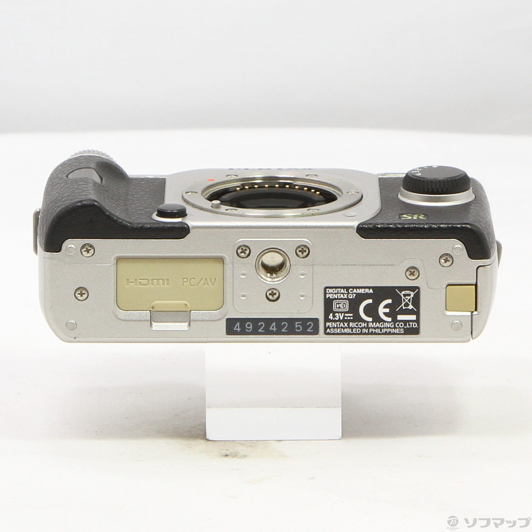 中古】PENTAX Q7 ダブルズームキット シルバー [2133043433189