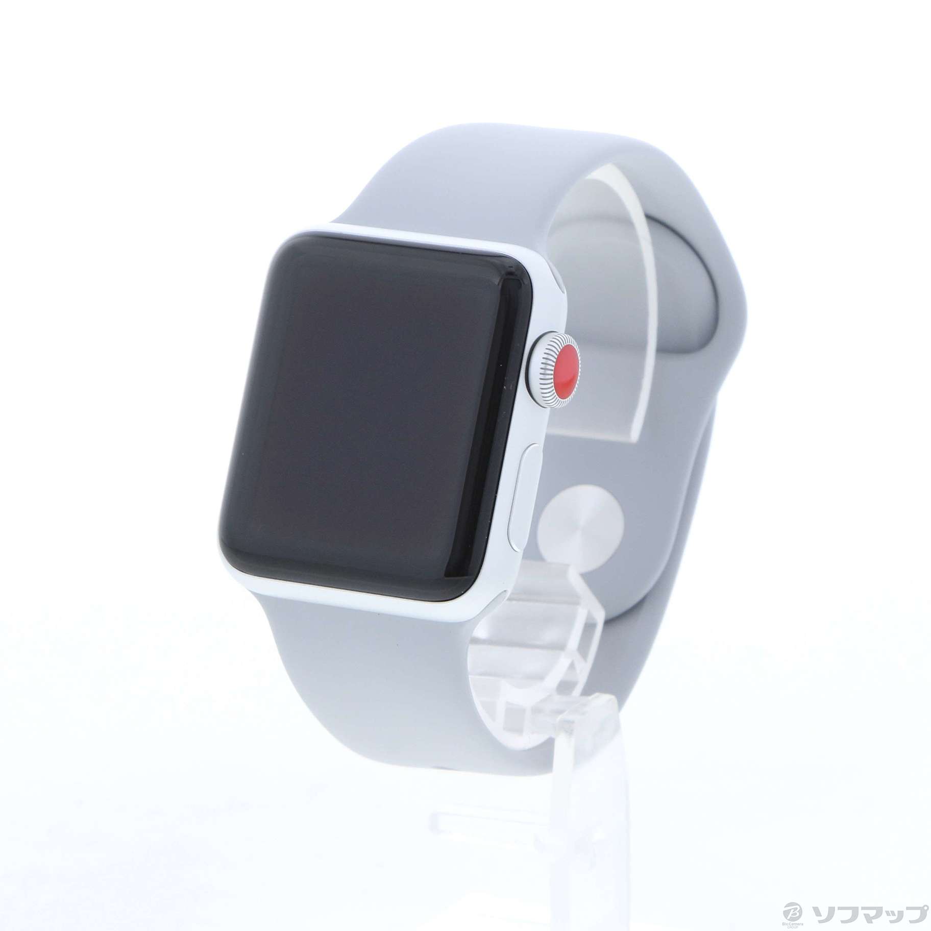 【送料込み】アップルウォッチ3 cellular 38mm シルバー腕時計(デジタル)
