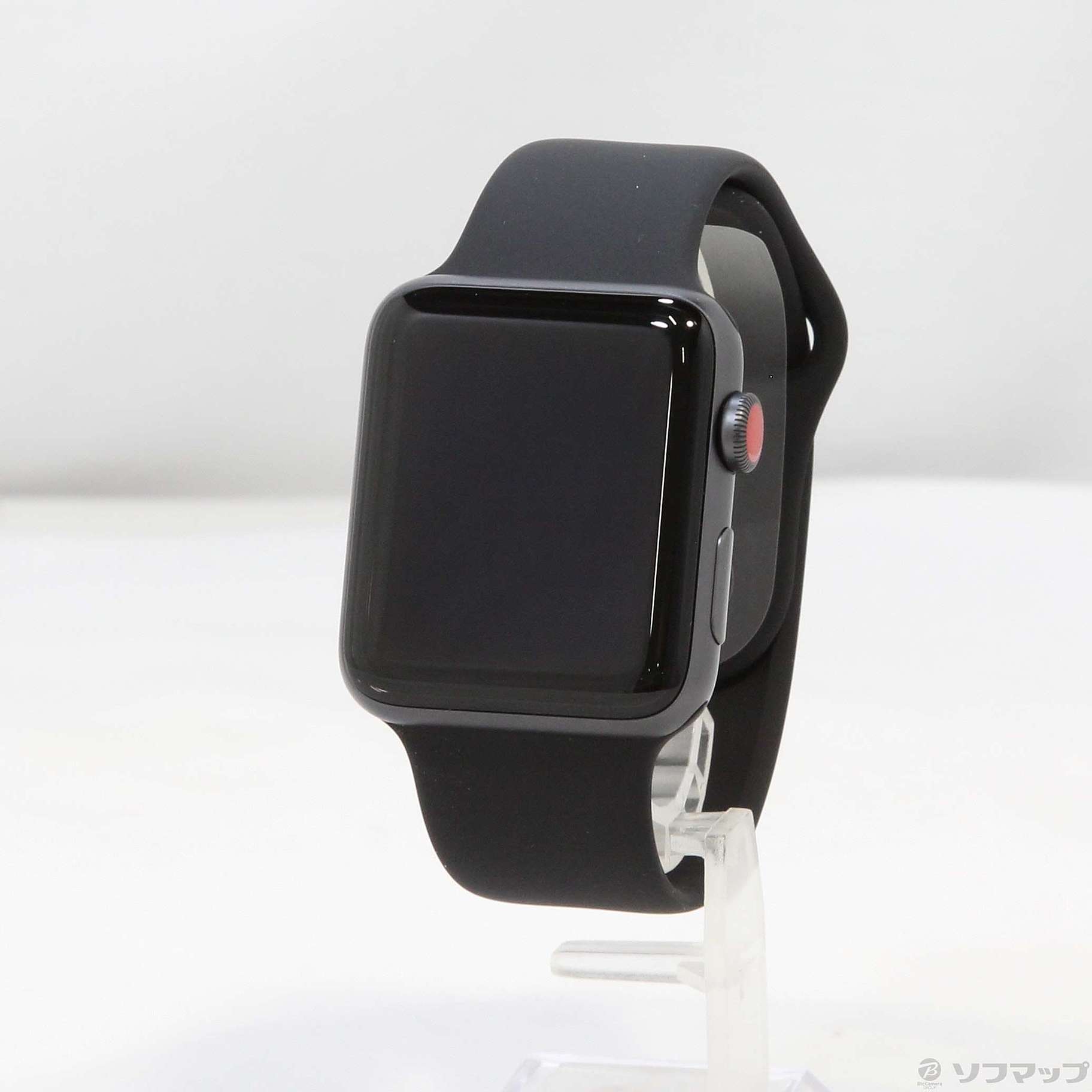 アップルウォッチ series3 セルラー Apple Watch 42mm 黒-