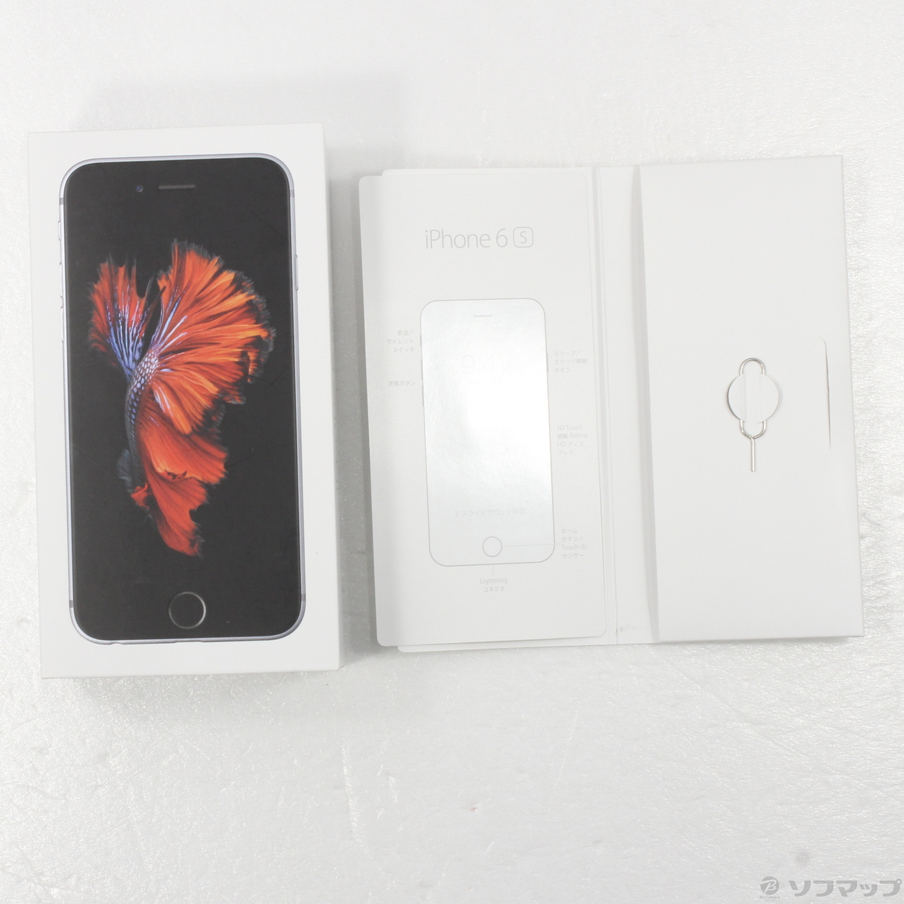 中古】iPhone6s 32GB スペースグレイ MN0W2J／A SIMフリー