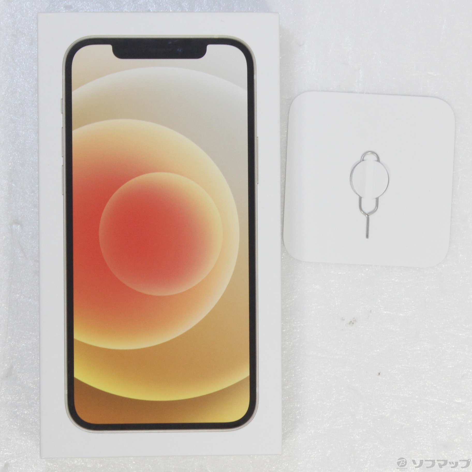 中古】iPhone12 128GB ホワイト MGHV3J／A SIMフリー [2133043445397