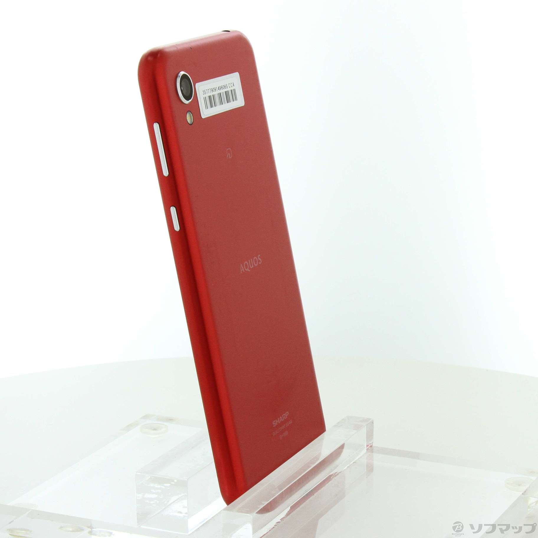 中古】AQUOS sense2 32GB カーディナルレッド SH-M08 SIMフリー