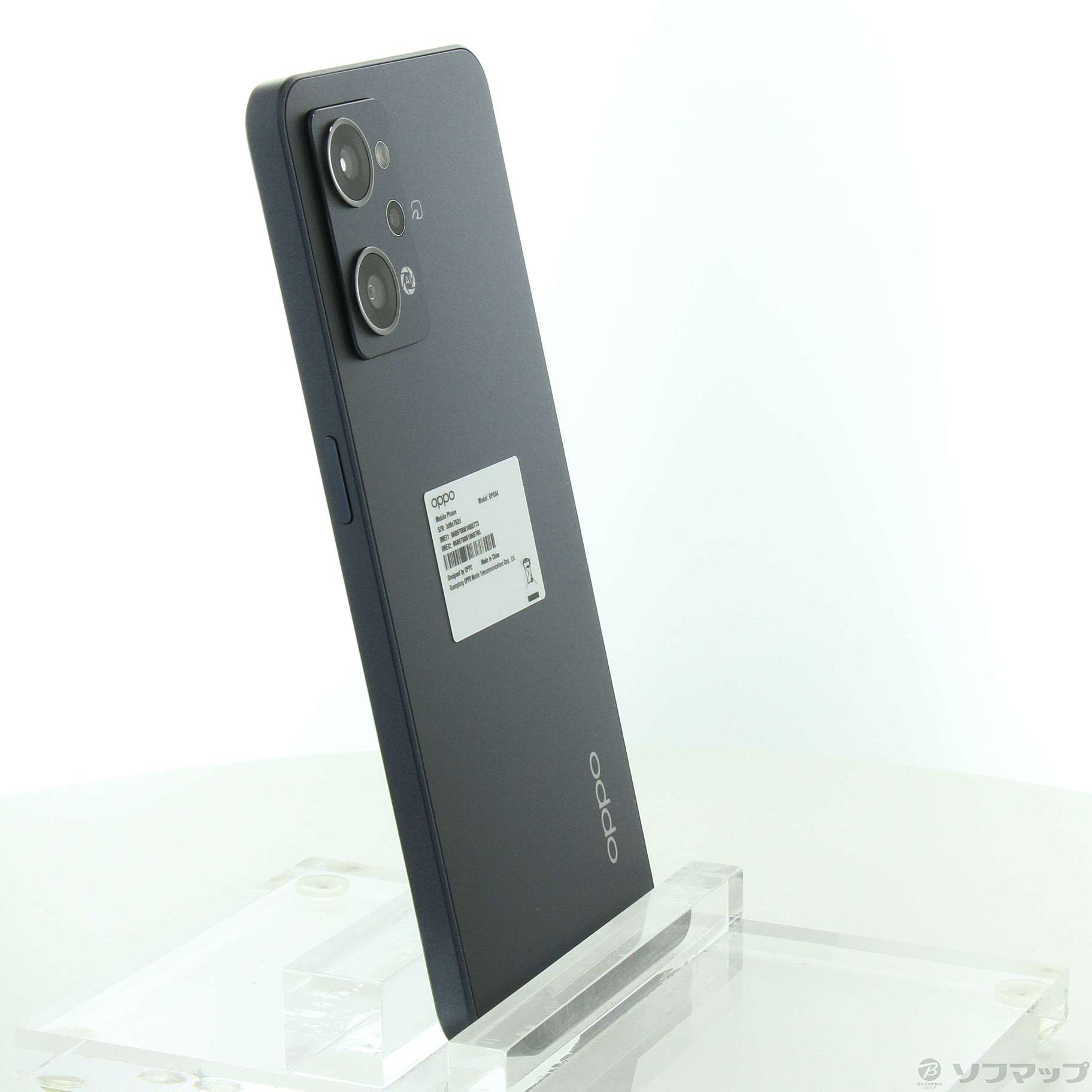 中古】OPPO Reno7 A 128GB スターリーブラック OPG04 auロック解除SIM