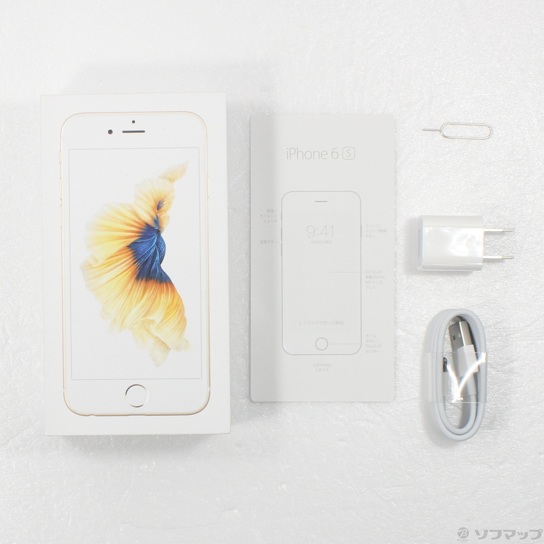 中古】iPhone6s 32GB ゴールド MN112J／A SoftBank [2133043467771