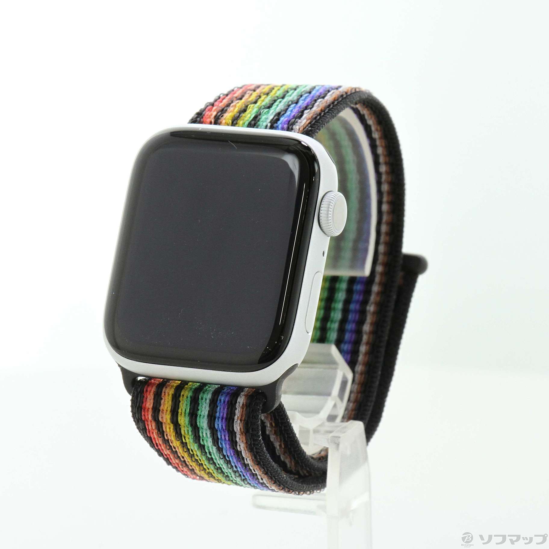 Apple Watch Series 6 GPS 44mm シルバーアルミニウムケース プライドエディションNikeスポーツループ