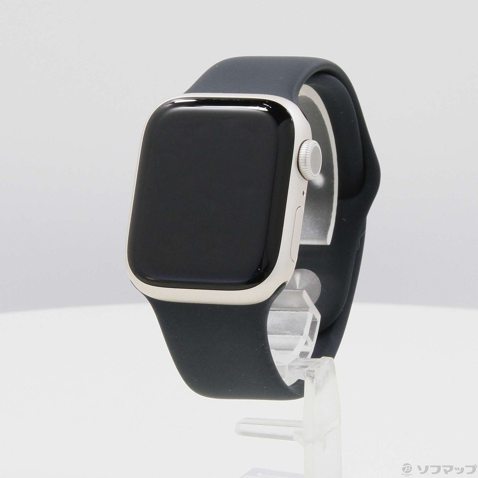 Apple Watch Series 7 GPS 41mm スターライトアルミニウムケース ミッドナイトスポーツバンド