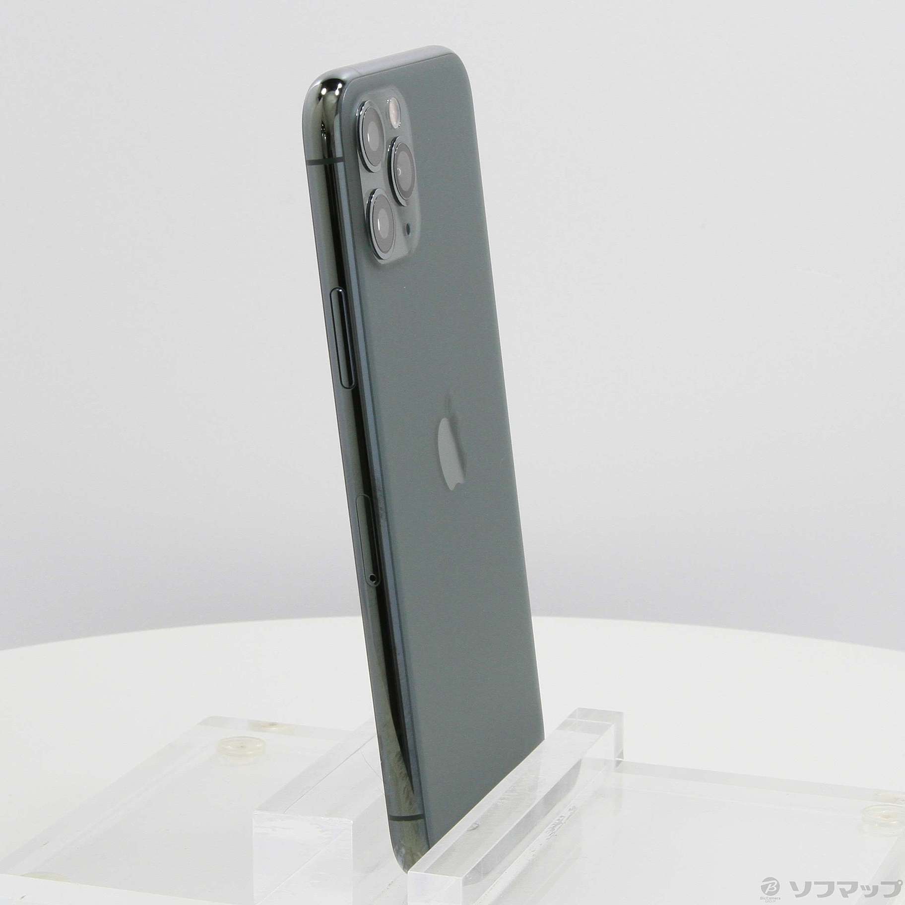 中古】iPhone11 Pro 64GB ミッドナイトグリーン MWC62J／A SIMフリー