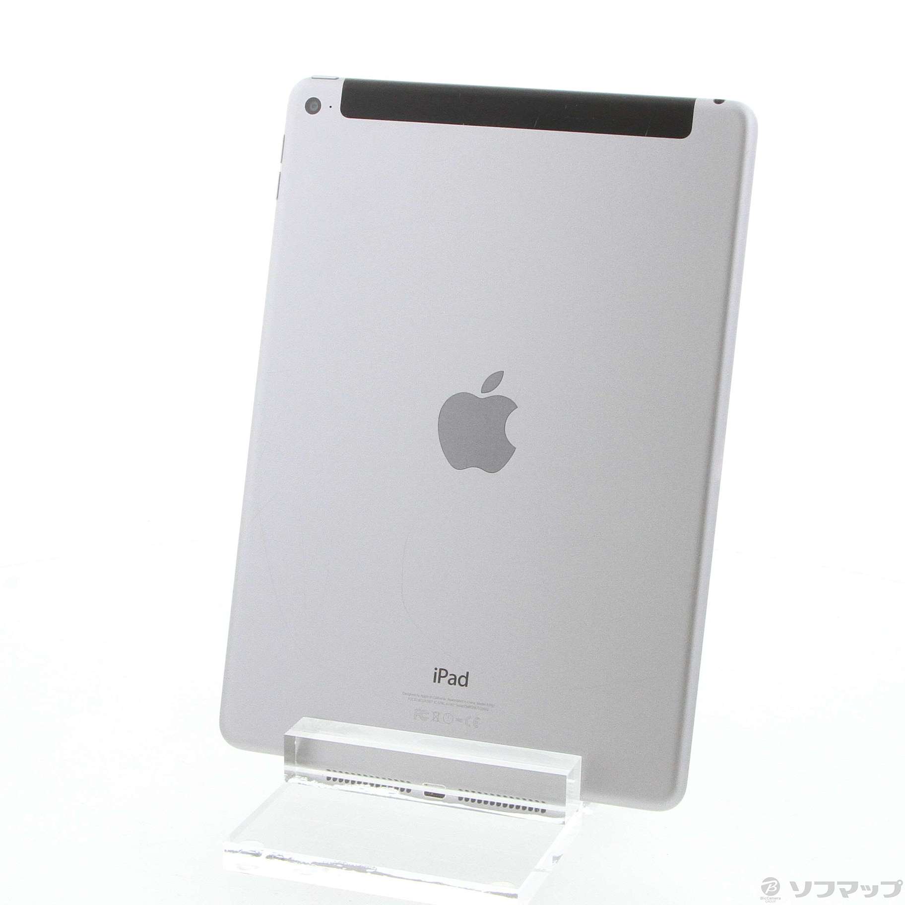 中古】iPad Air 2 16GB スペースグレイ MGGX2J／A auロック解除SIM