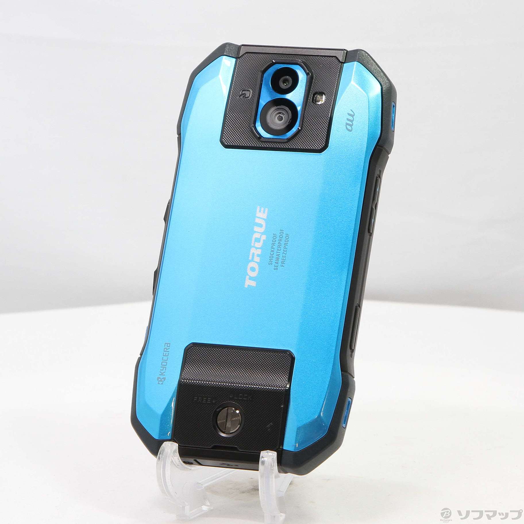 中古】TORQUE G04 64GB ブルー KYV46 auロック解除SIMフリー ◇01/29