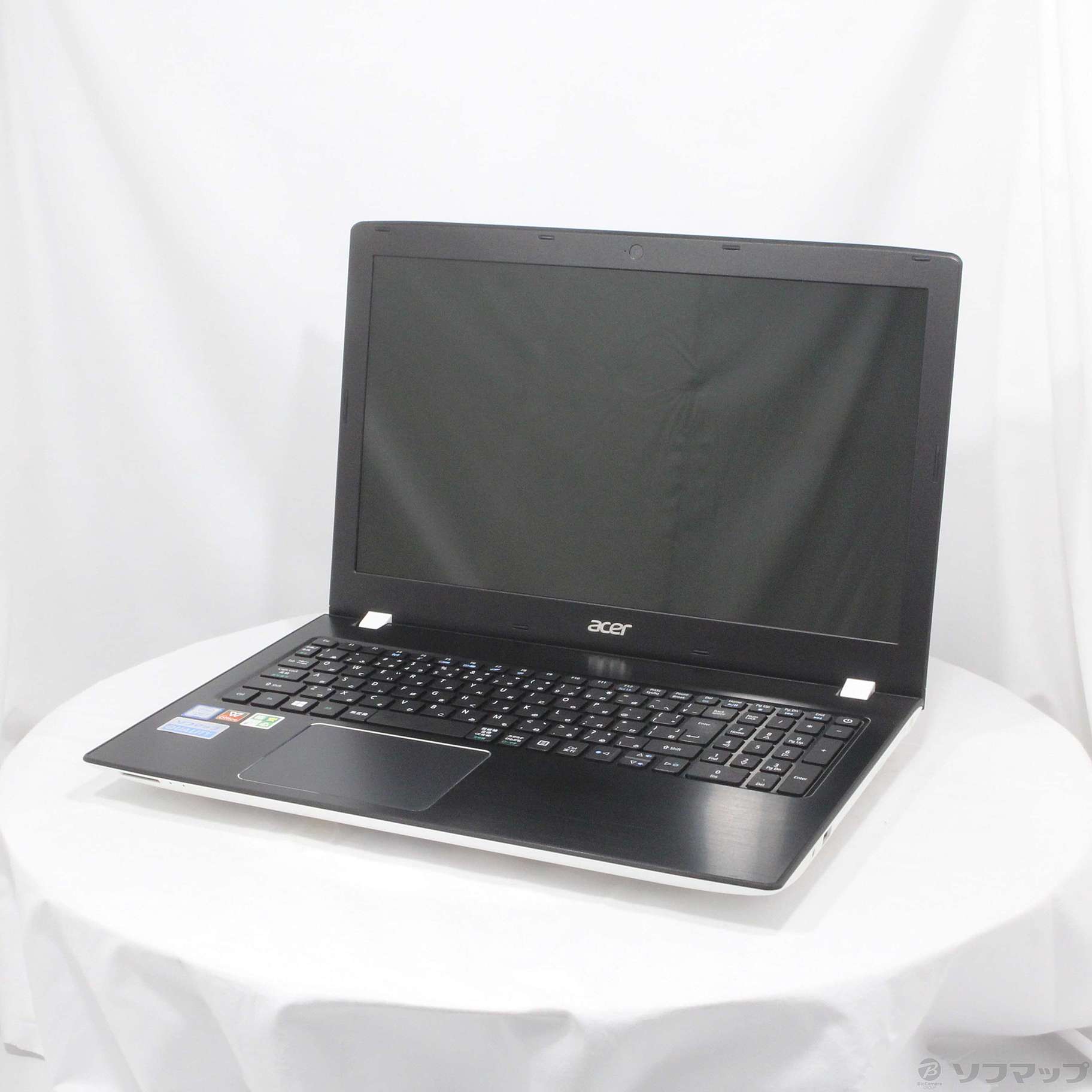 中古】格安安心パソコン Aspire E15 E5-576-F54D／WF マーブルホワイト