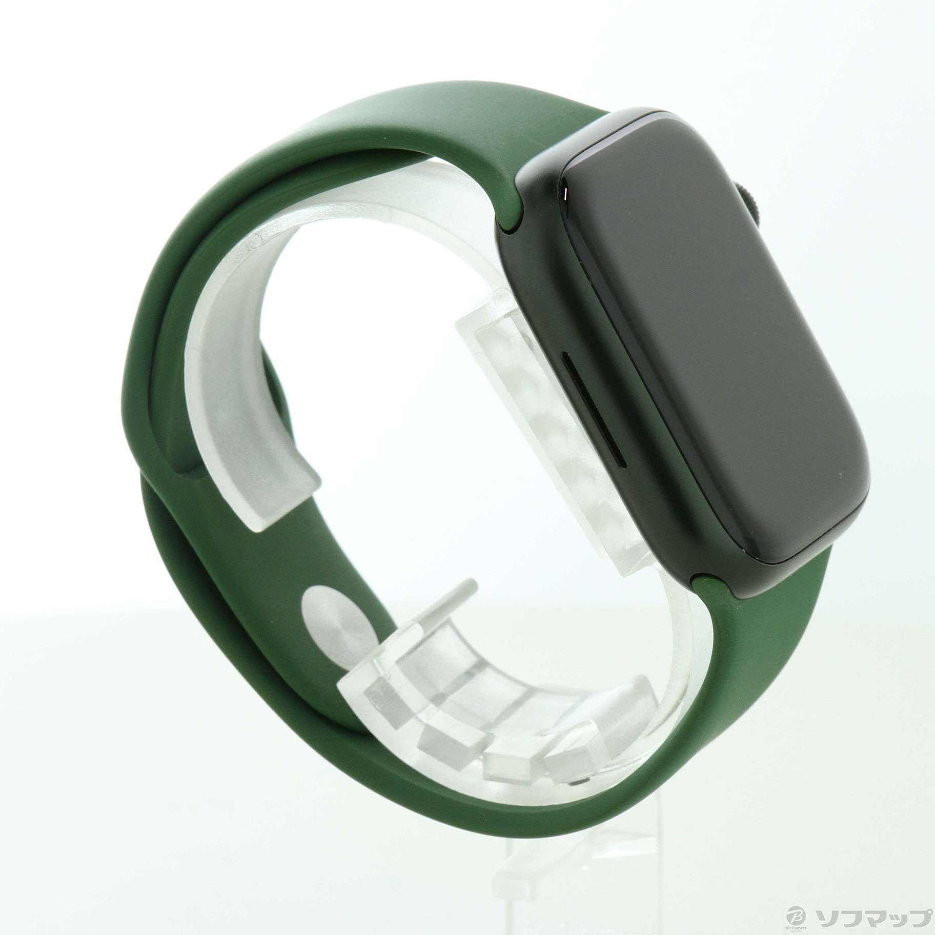 AppleWatch7 アルミ45mm WiFixCellerグリーン 品