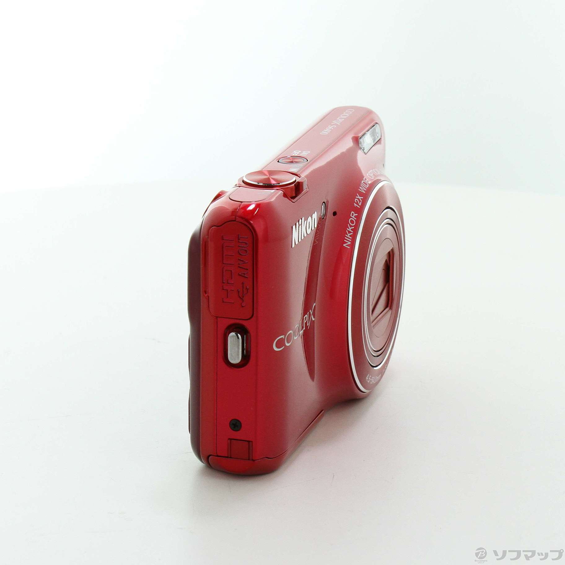 COOLPIX S6400 (1600万画素／12倍／グロッシーレッド／SDXC) ◇11/24(木)値下げ！