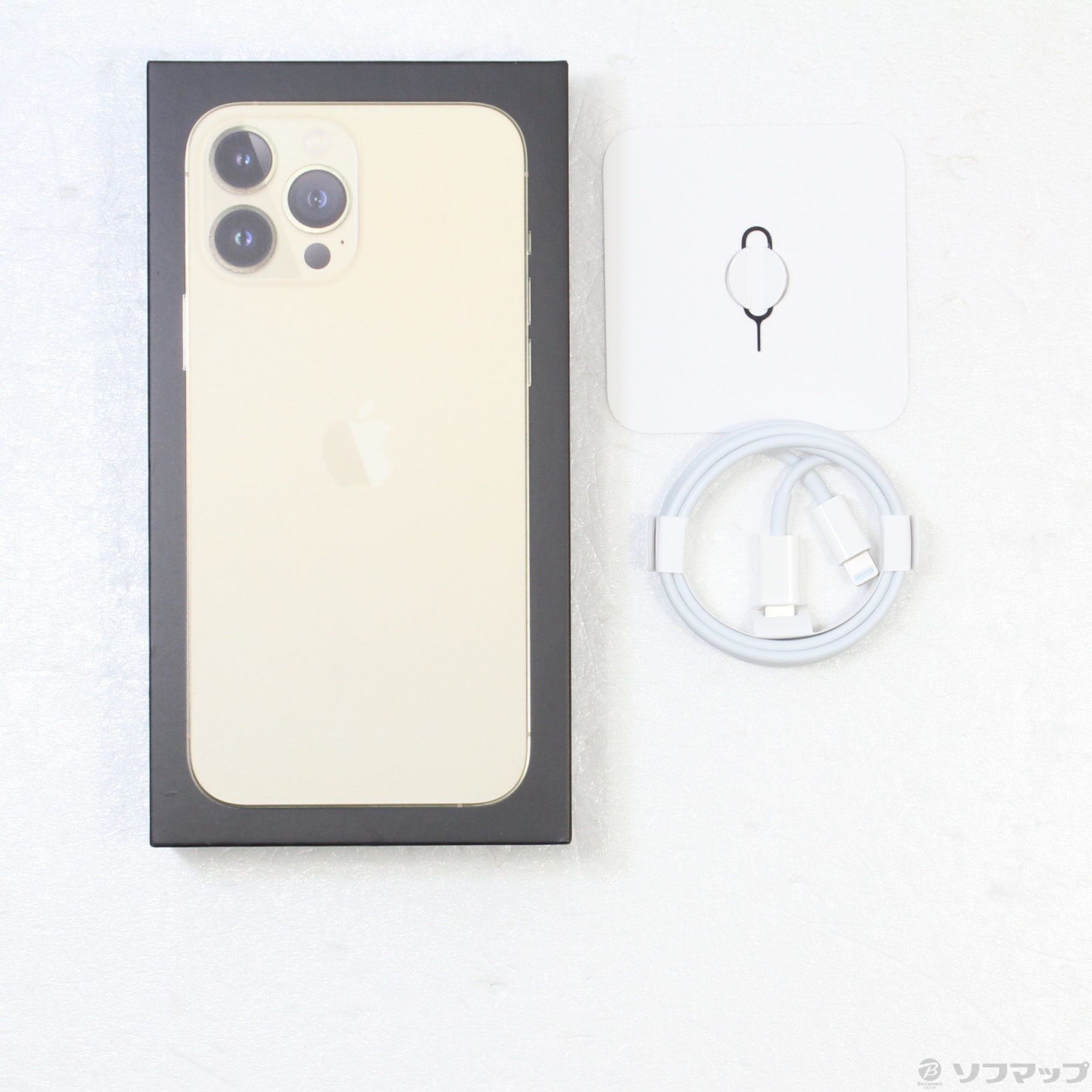 中古】iPhone13 Pro Max 128GB ゴールド MLJ63J／A SIMフリー