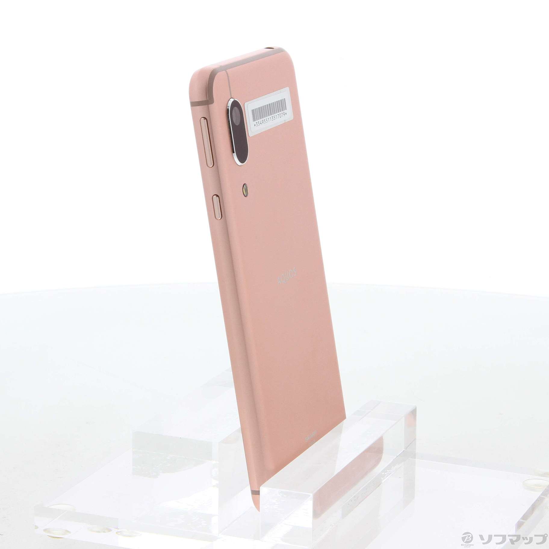 （現在受付停止中）AQUOS sense3 basic SIMフリー　SHV48 32GB ピンク　au版 SIMロック解除済 判定 かんたん　防水　アクオス　シャープ AQUOS SHV45 sense3 ソフトピンク SIMフリー au 中古 スマホ 本体 良品