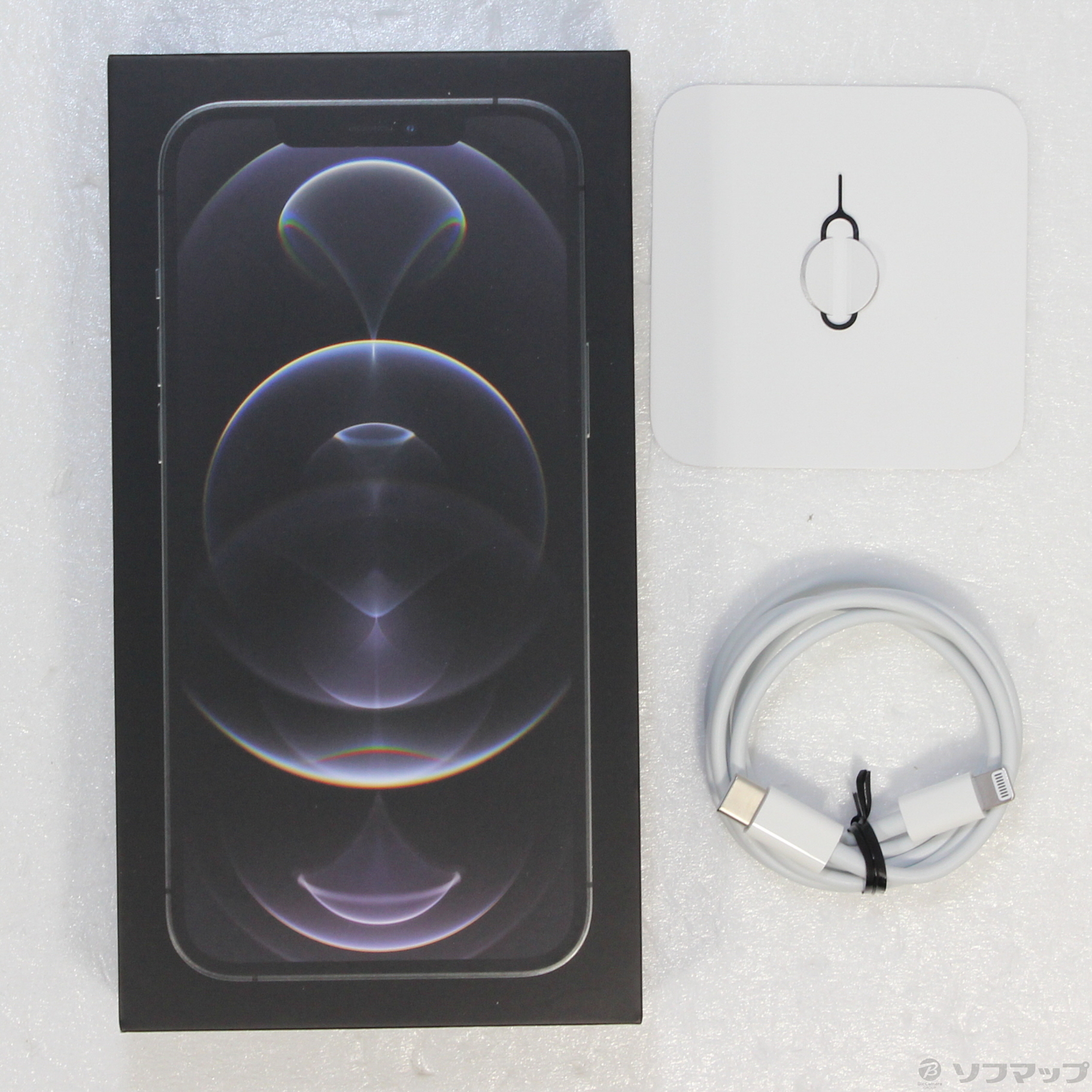 中古】iPhone12 Pro Max 512GB グラファイト MGD33J／A SIMフリー