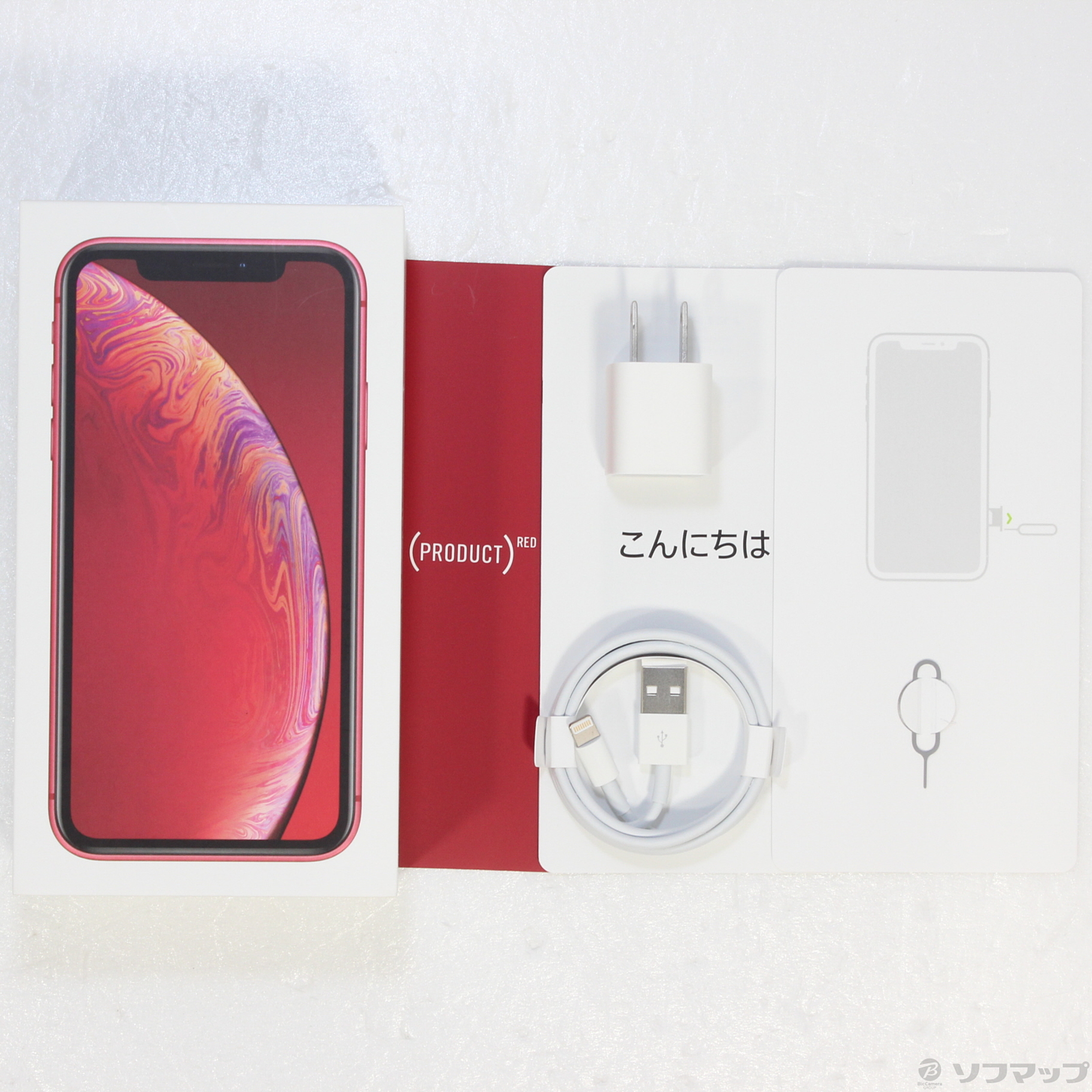 【美品】iPhoneXR 本体／レッド64GB(箱、アダプター、ケーブル有) 美品】iPhoneXR 本体／レッド64GB(箱、アダプター、ケーブル有) Amazon