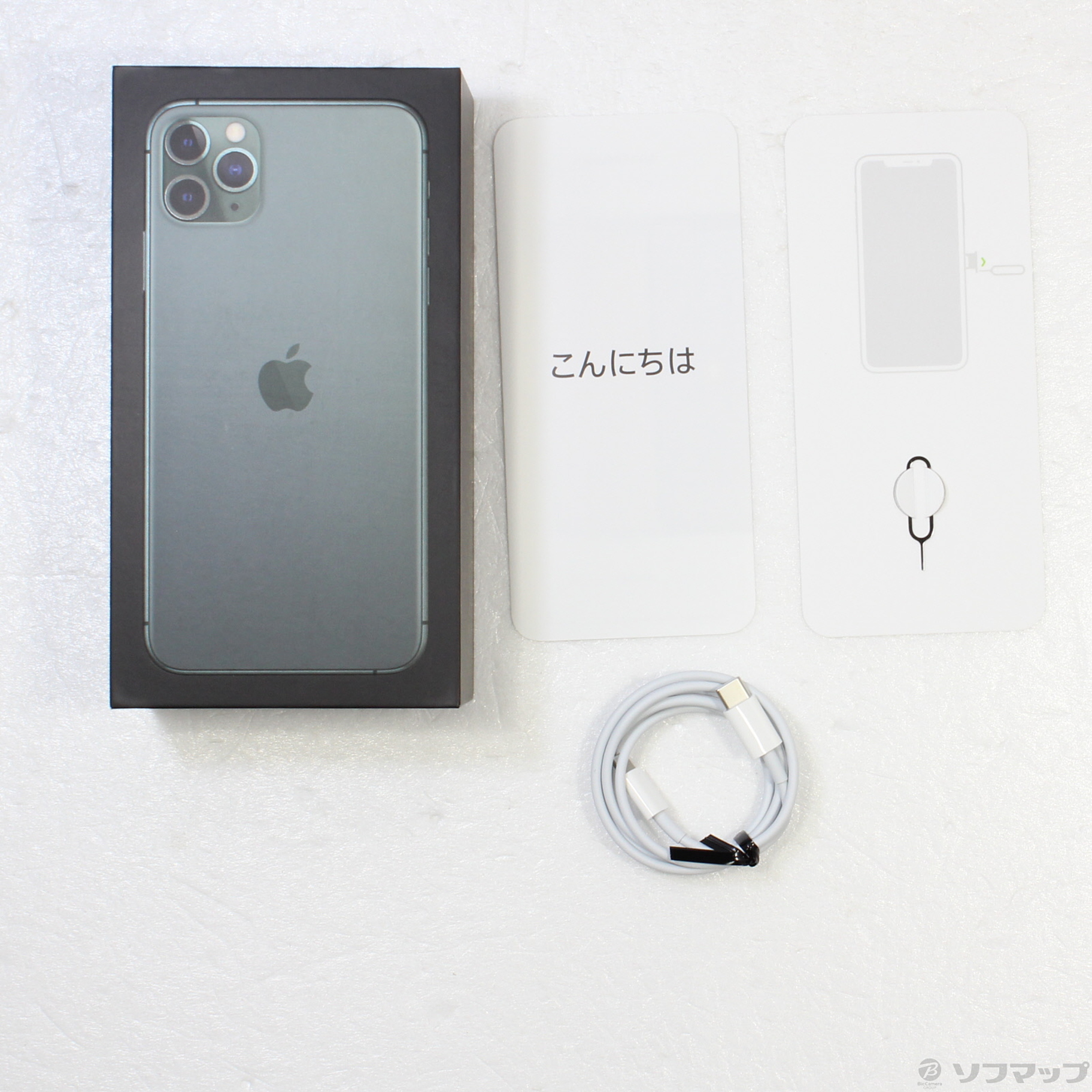 中古】iPhone11 Pro Max 512GB ミッドナイトグリーン MWHR2J／A SIMフリー [2133043560281] -  リコレ！|ビックカメラグループ ソフマップの中古通販サイト