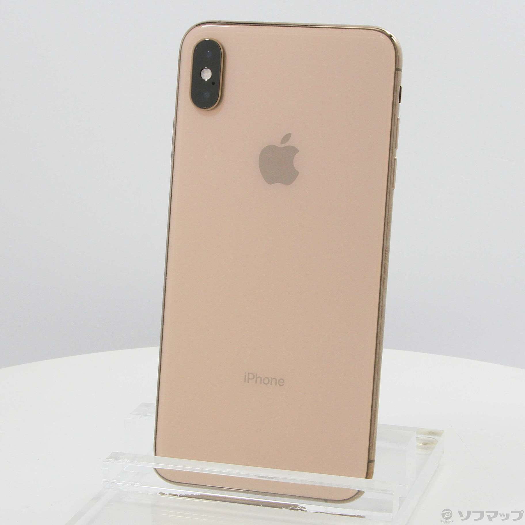 (中古)Apple iPhoneXS Max 256GB ゴールド MT6W2J/A SIMフリー(196-ud)