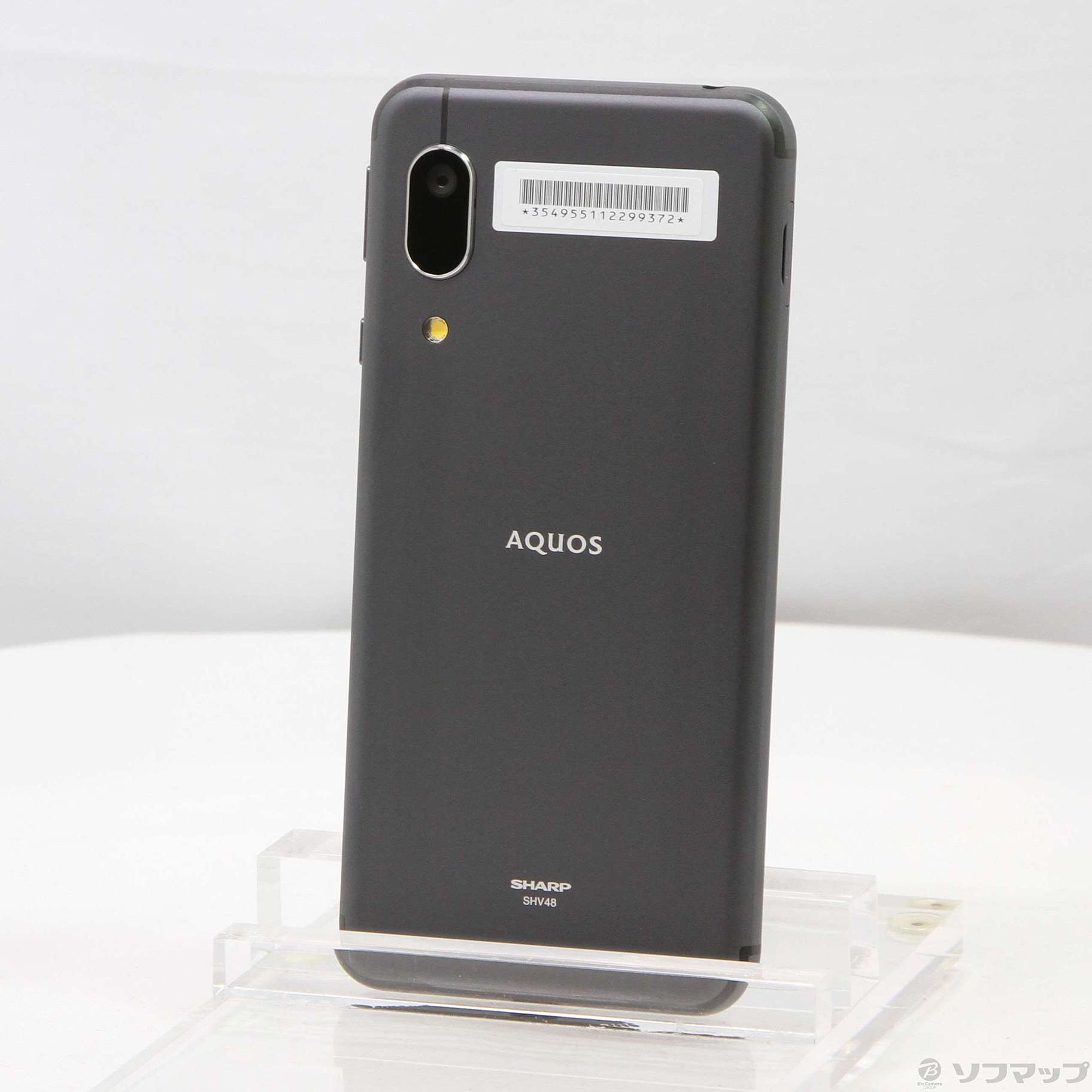 中古】AQUOS sense3 basic 32GB ブラック SHV48 auロック解除SIMフリー