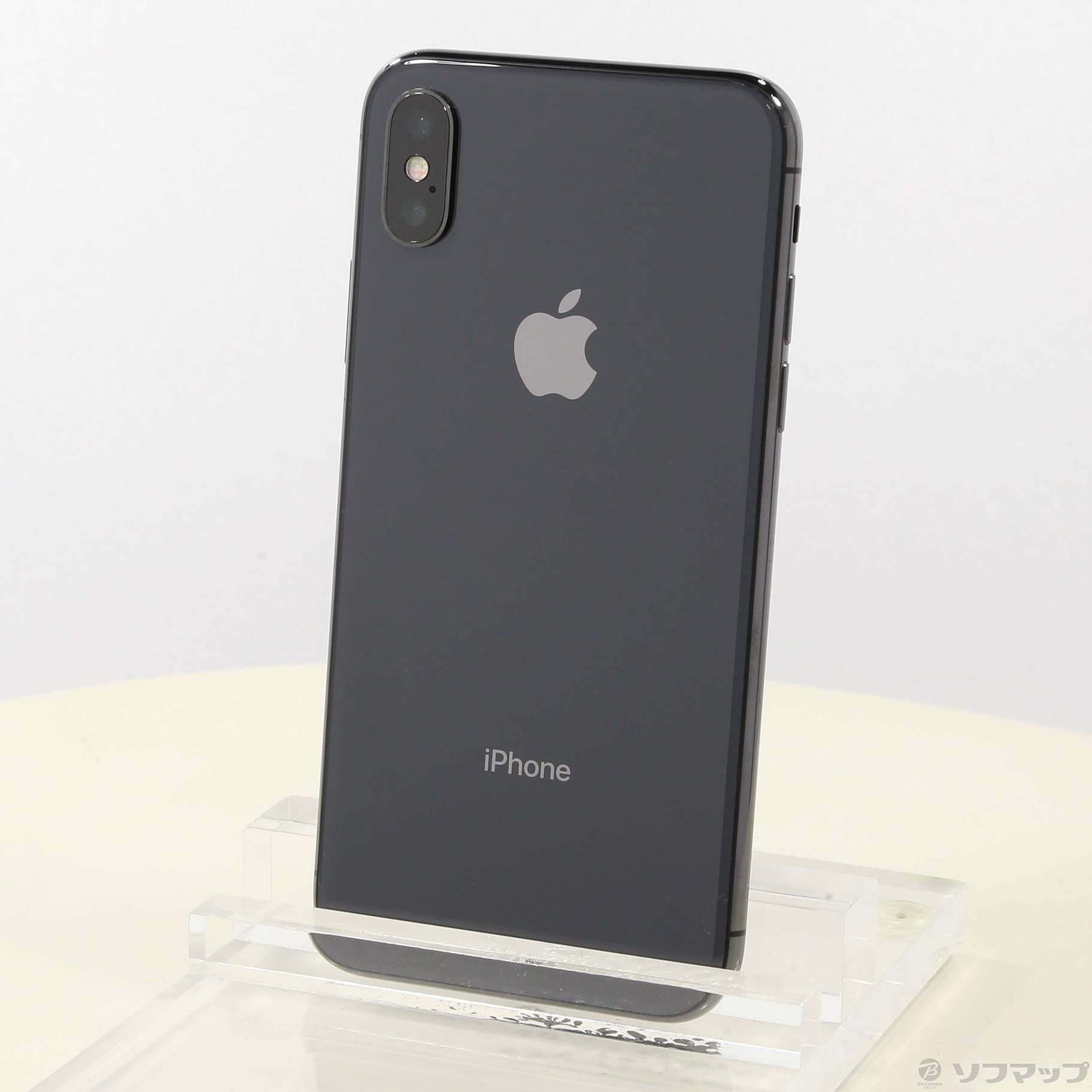 中古】iPhoneX 64GB スペースグレイ MQAX2J／A SIMフリー