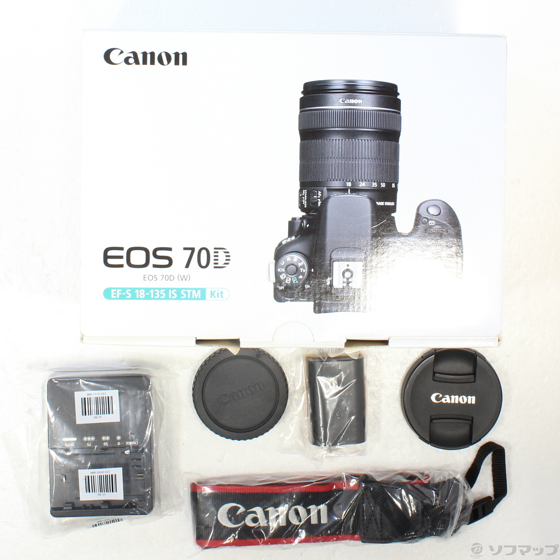 まとめ買い】 EOS 70D(W) STM キット IS EF-S18-135 デジタルカメラ 