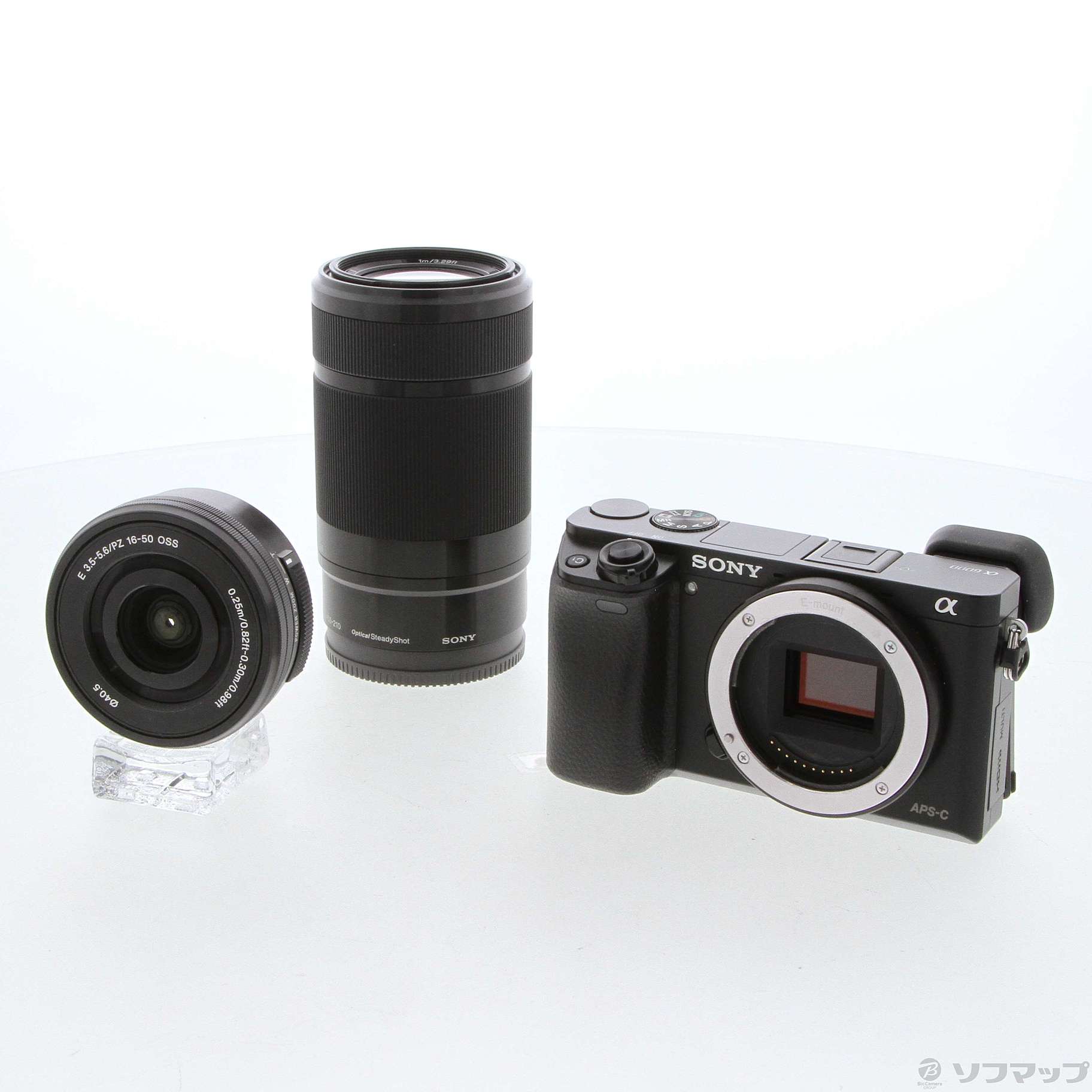 中古】α6000 ILCE-6000Y ブラック ダブルズームレンズキット